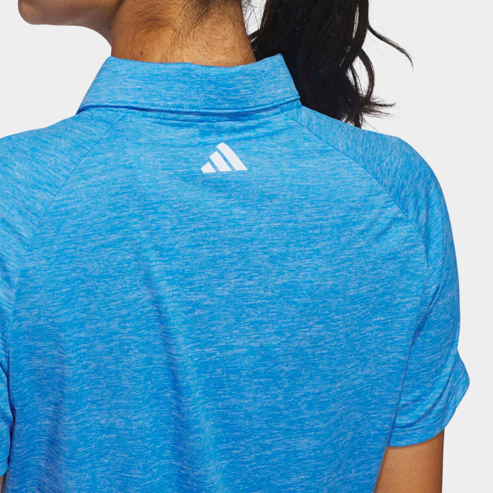 adidas Women's Ultimate365 Heathered Twistknit Short Sleeve Golf Polo product image