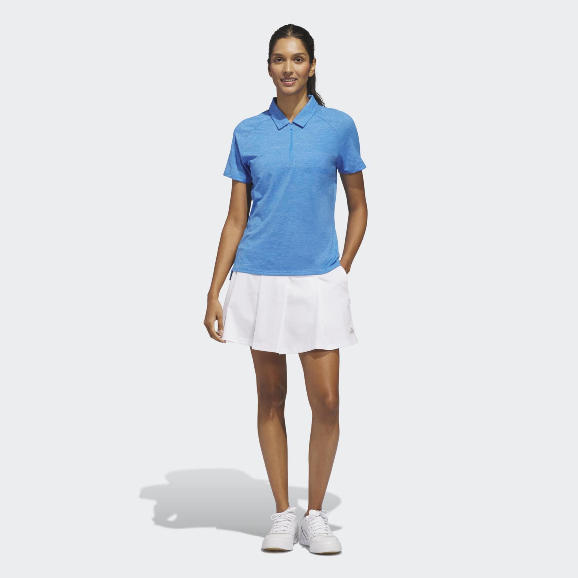 adidas Women's Ultimate365 Heathered Twistknit Short Sleeve Golf Polo product image