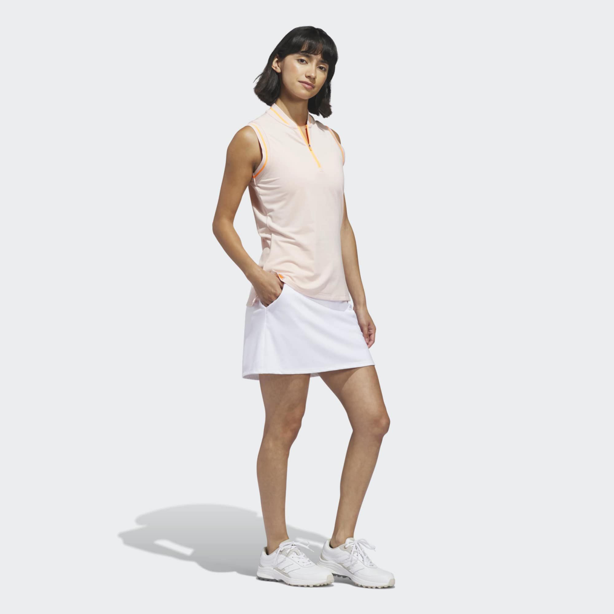adidas Women's Ultimate365 Zip Sleeveless Golf Polo product image