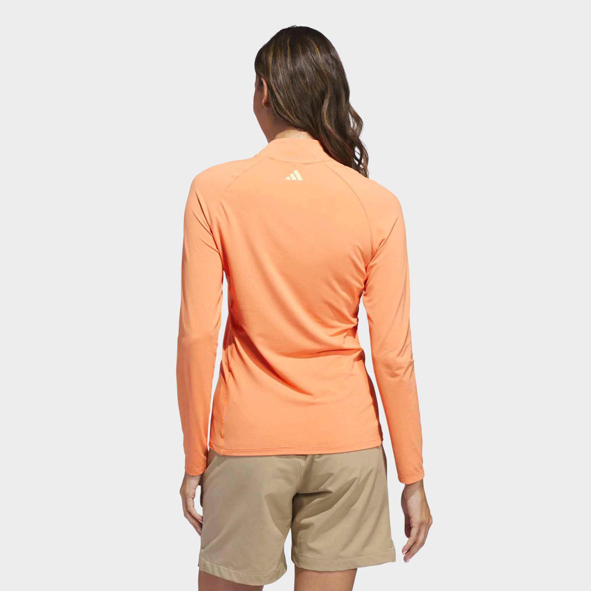 adidas Women's Ultimate365 Solid 1/4 Zip Mock Neck Golf Shirt product image