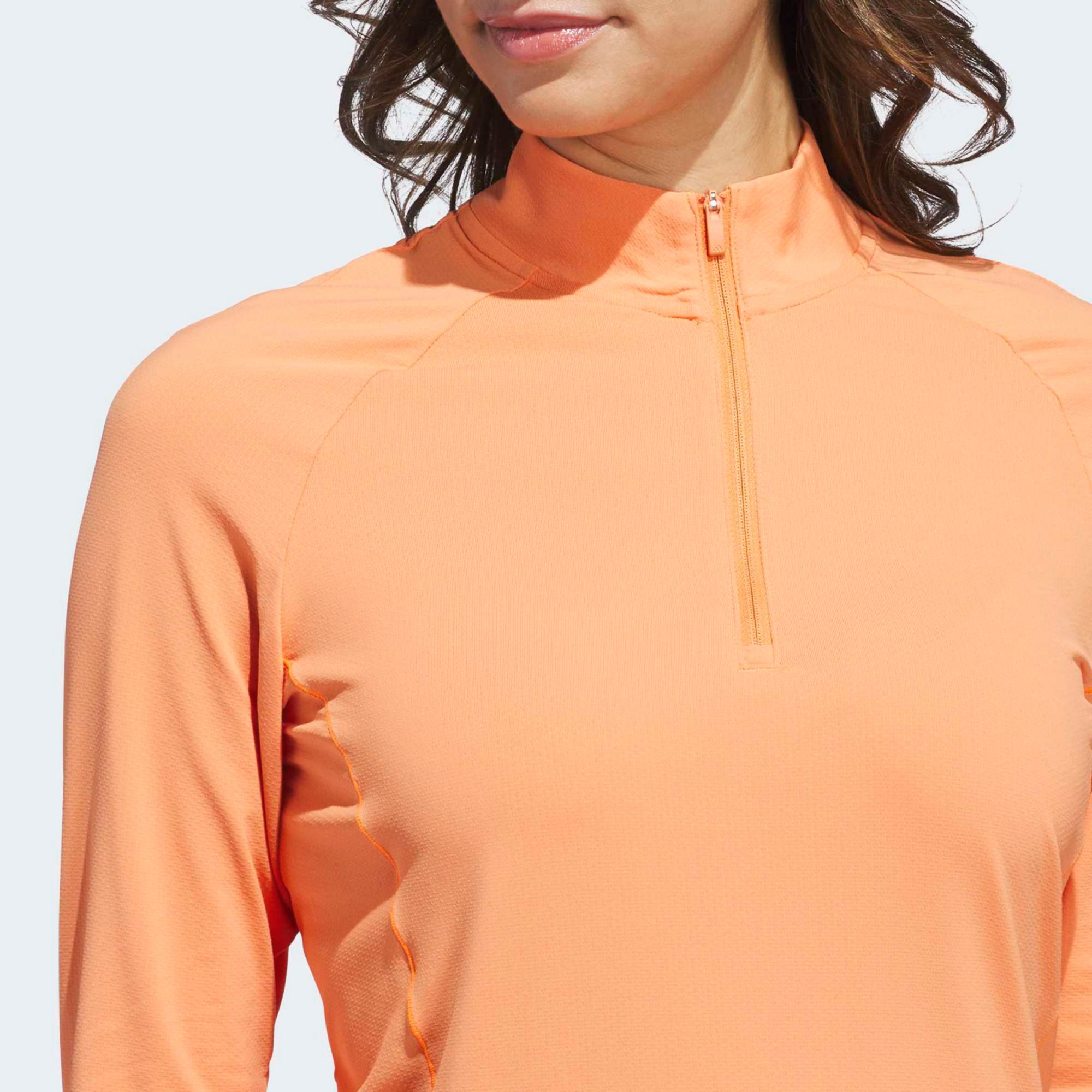 adidas Women's Ultimate365 Solid 1/4 Zip Mock Neck Golf Shirt product image