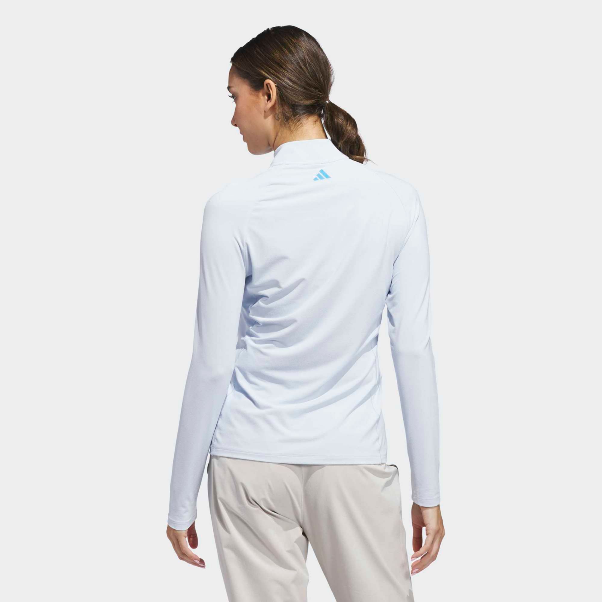 adidas Women's Ultimate365 Solid 1/4 Zip Mock Neck Golf Shirt product image