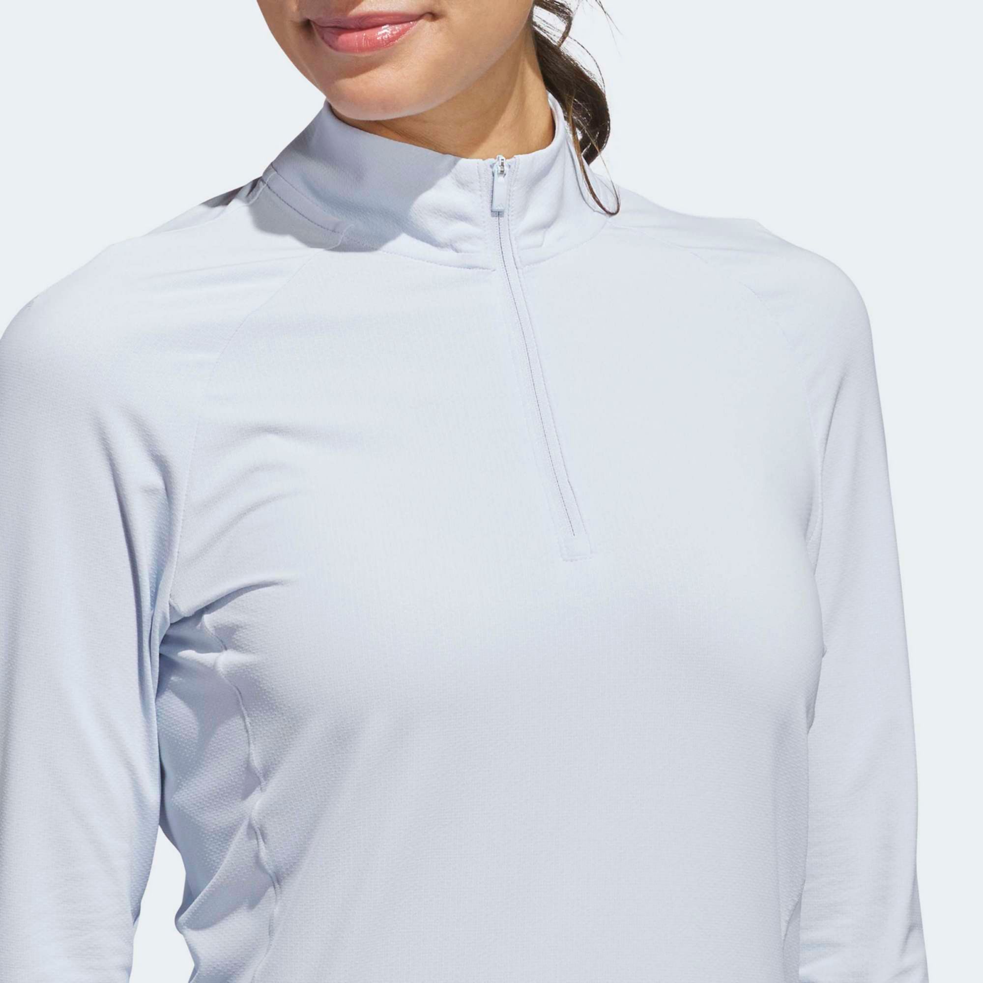adidas Women's Ultimate365 Solid 1/4 Zip Mock Neck Golf Shirt product image