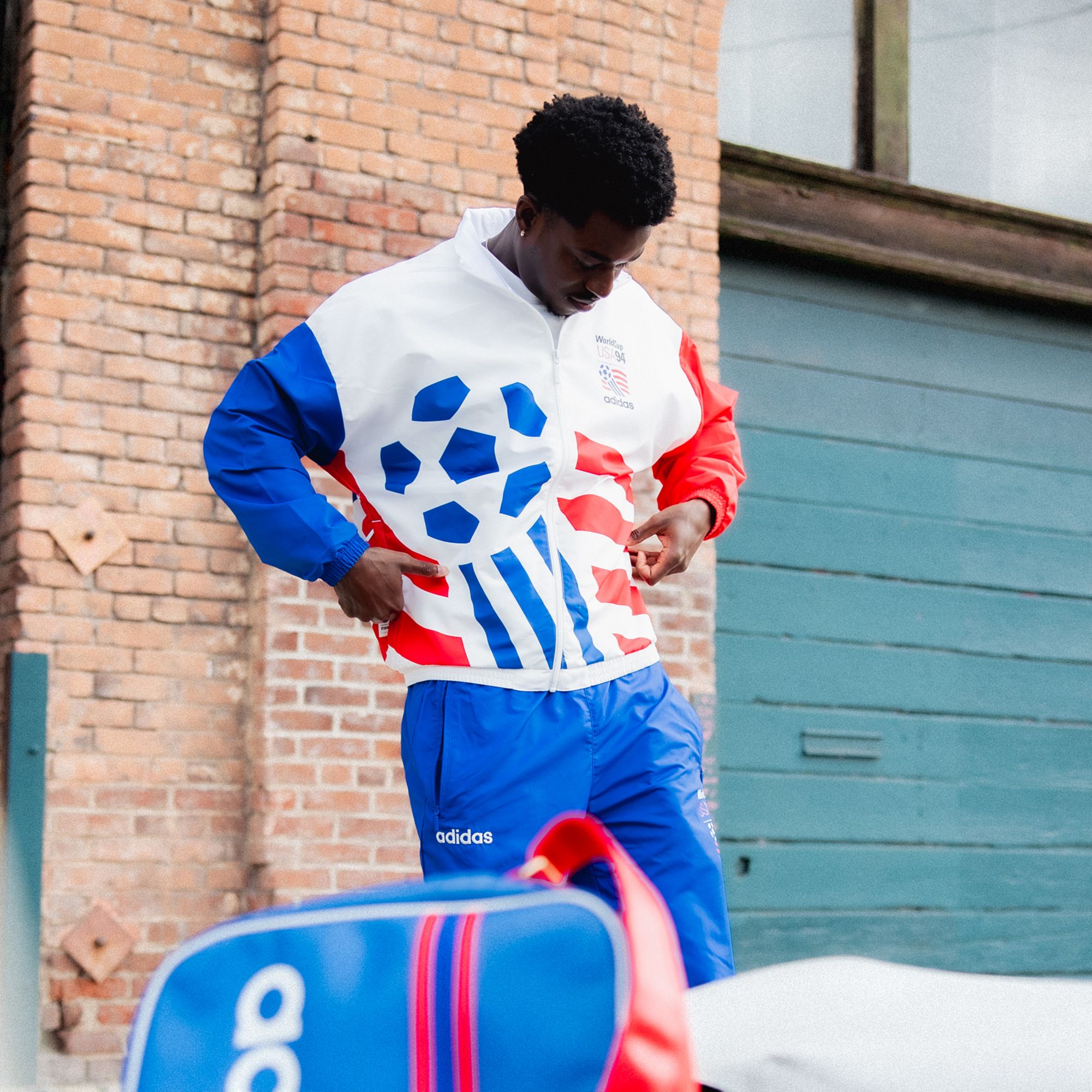 adidas Men's US '94 Graphic Woven Track Jacket product image