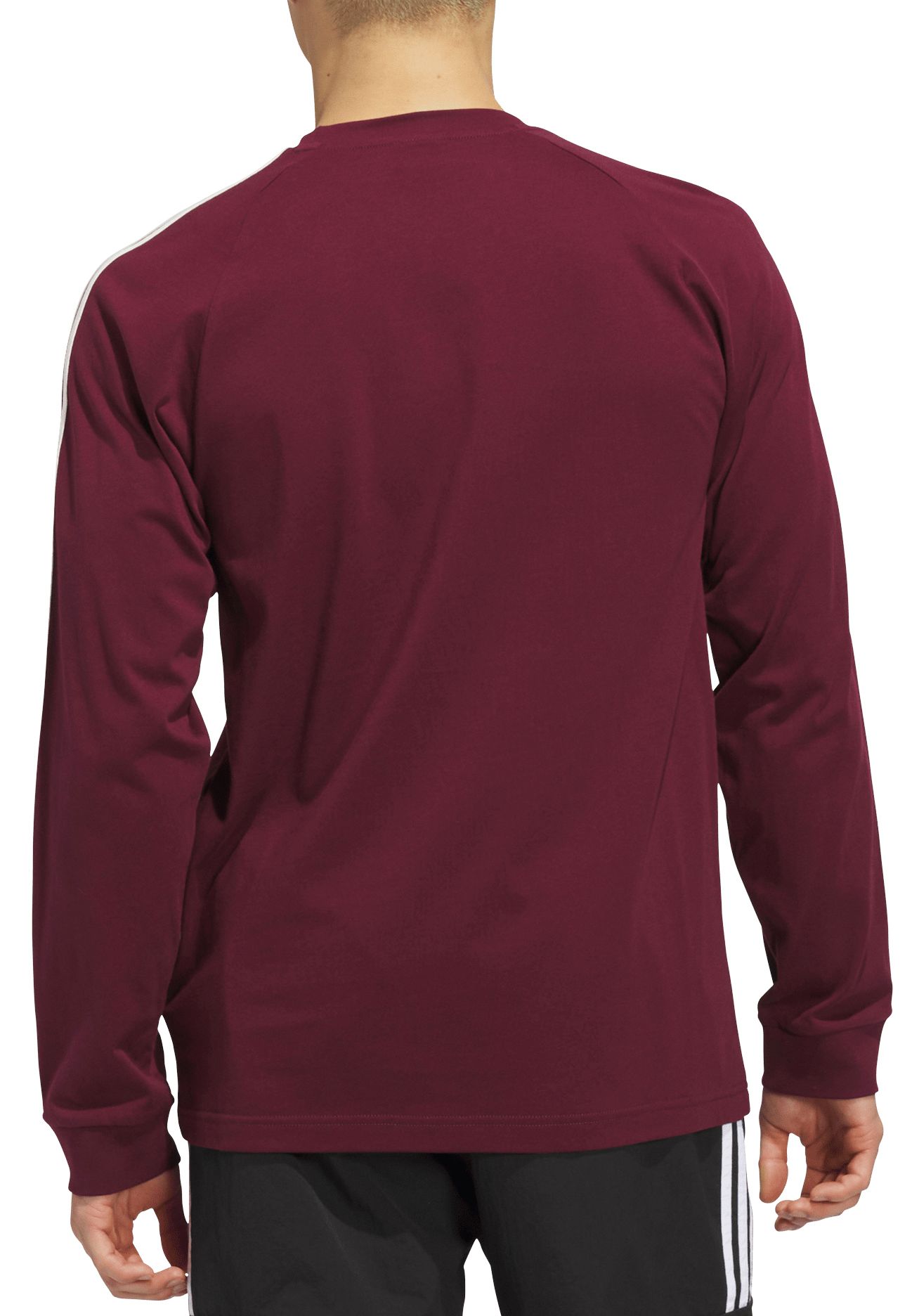 adidas Men's Texas A&M Aggies Maroon Trefoil Crew Pullover Sweatshirt product image