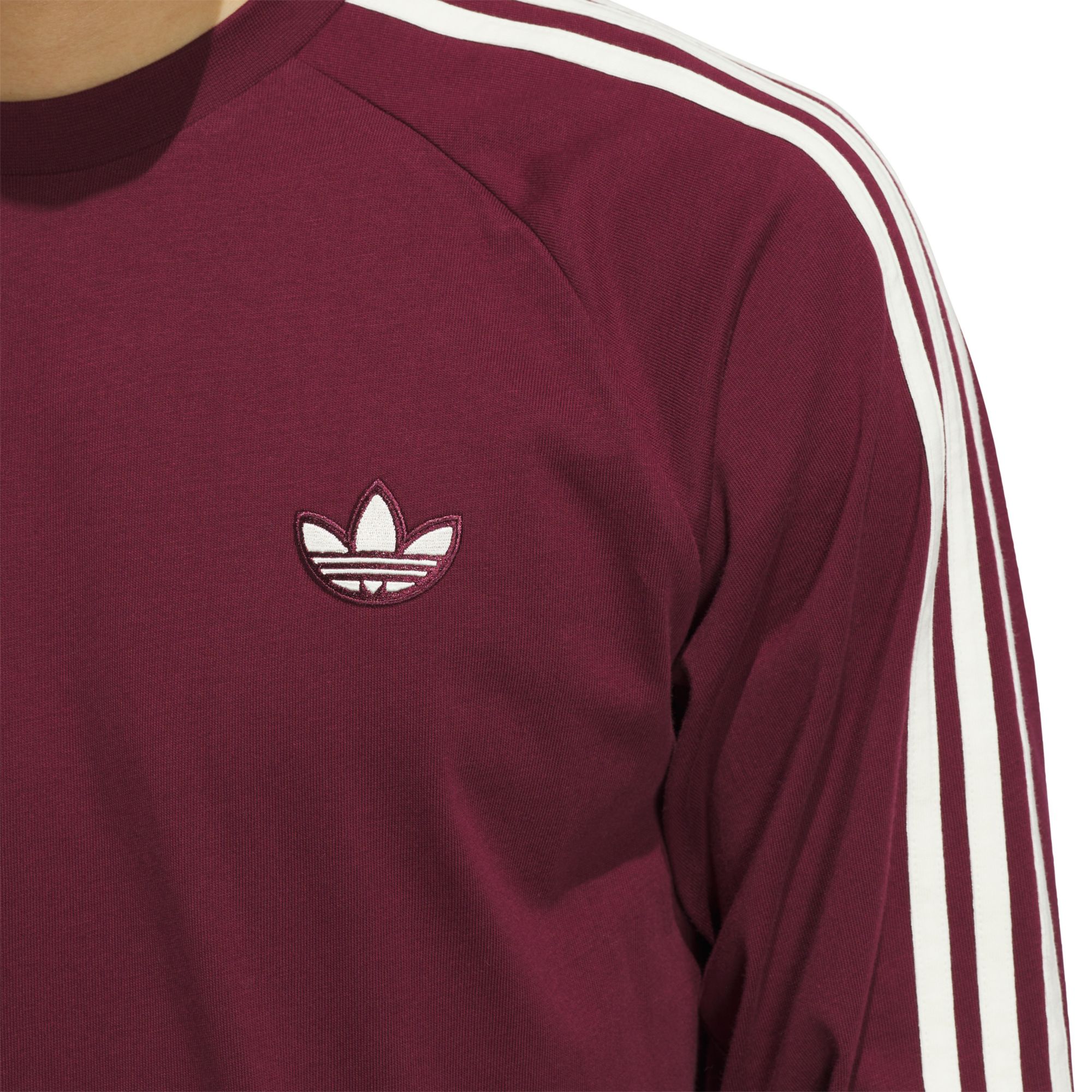 adidas Men's Texas A&M Aggies Maroon Trefoil Crew Pullover Sweatshirt product image