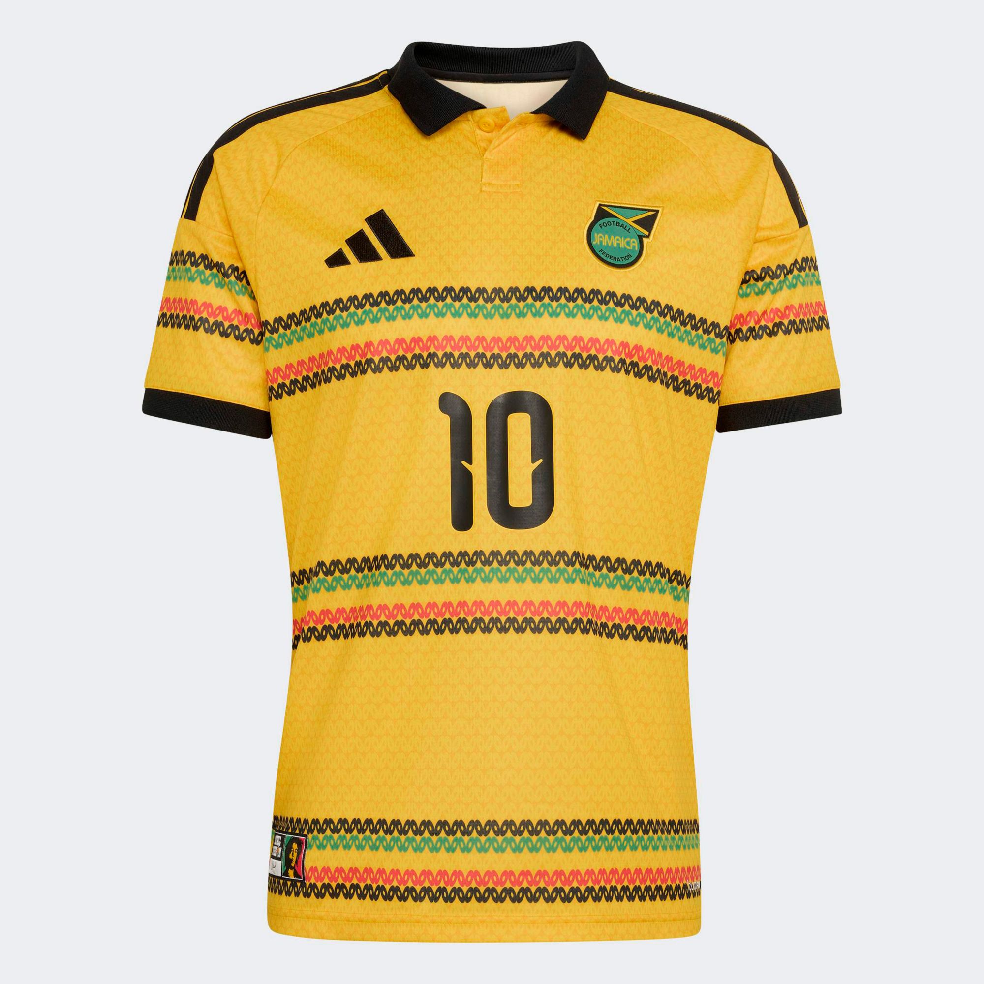 adidas Adult Jamaica Bob Marley #10 2026 Home Replica Jersey product image