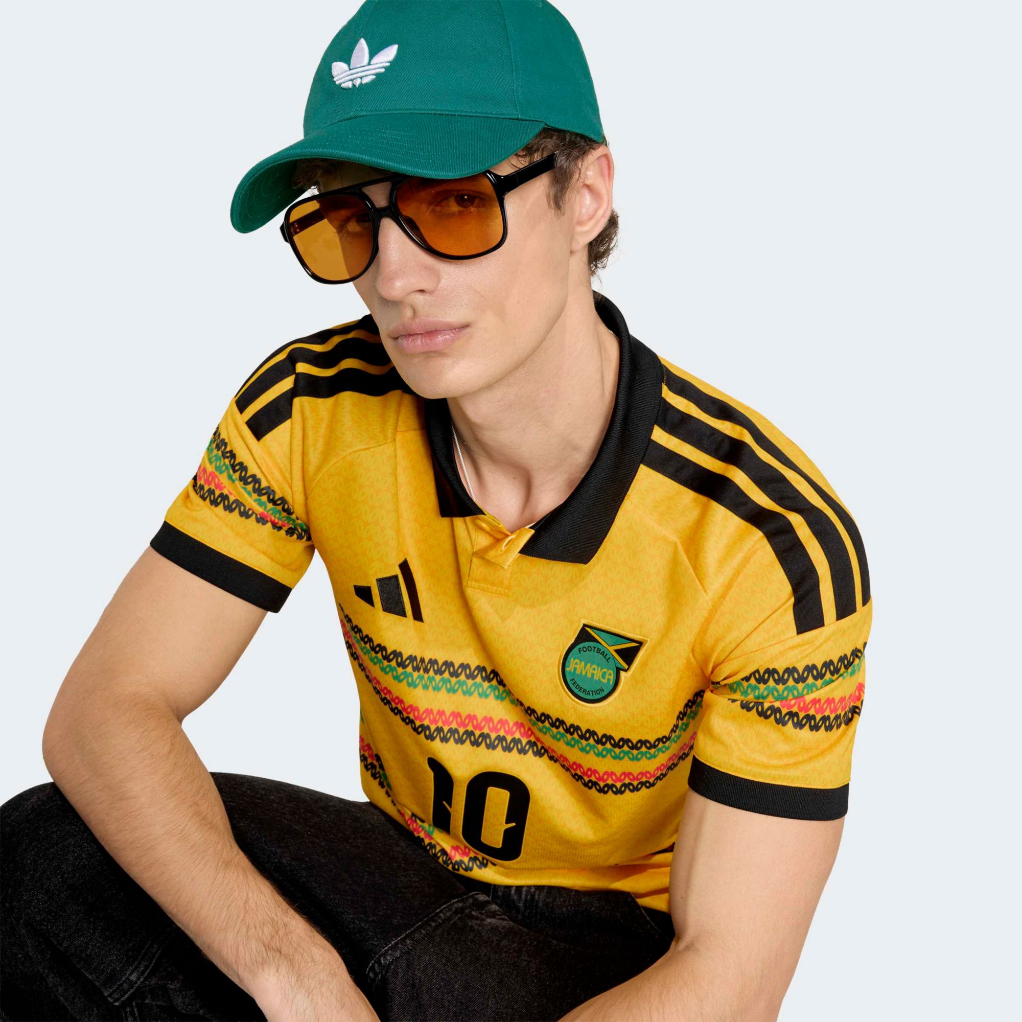 adidas Adult Jamaica Bob Marley #10 2026 Home Replica Jersey product image
