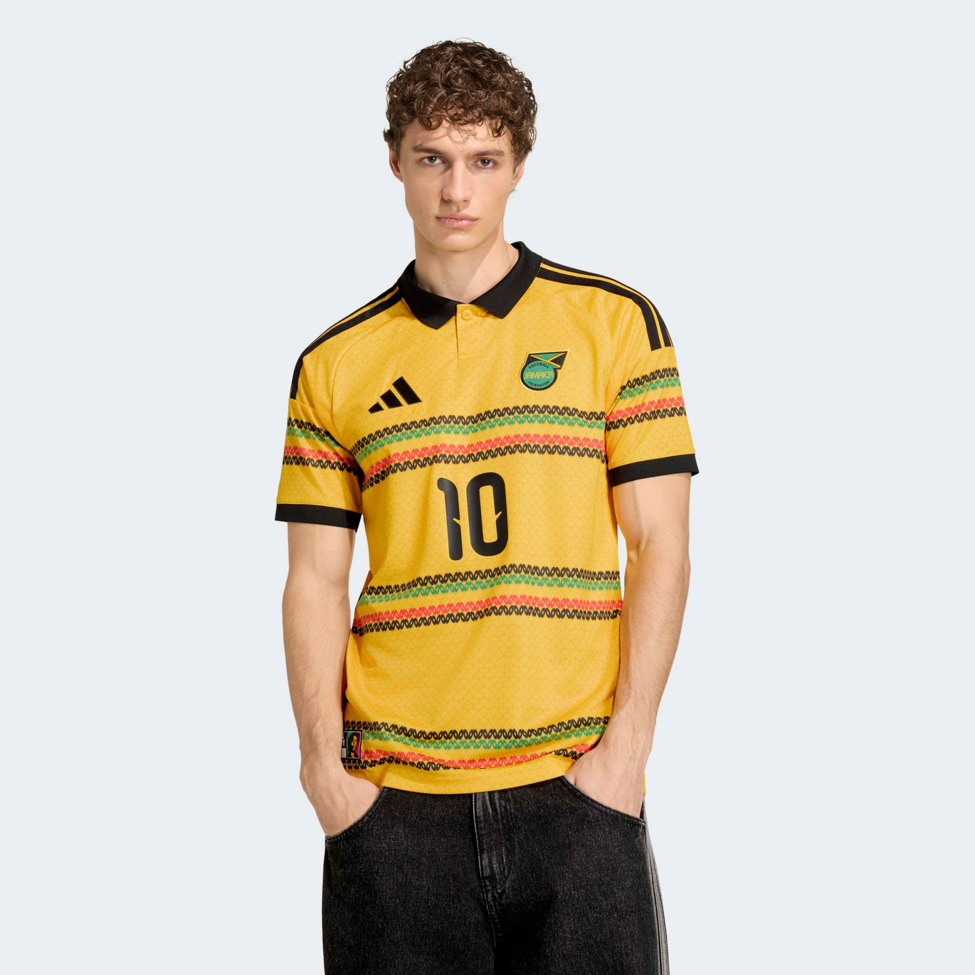 adidas Adult Jamaica Bob Marley #10 2026 Home Replica Jersey product image