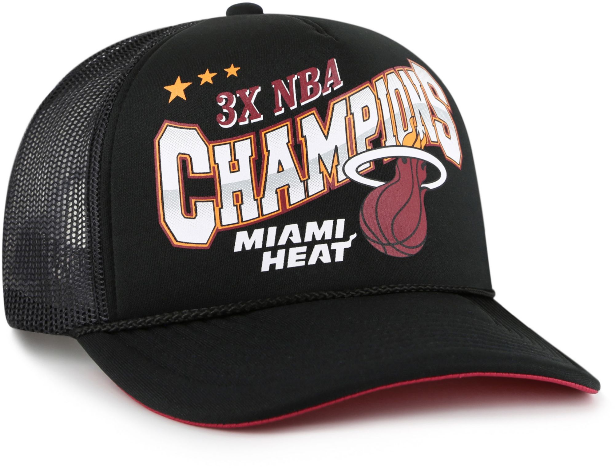 47 Adult Miami Heat Champs Trucker Adjustable Hat product image