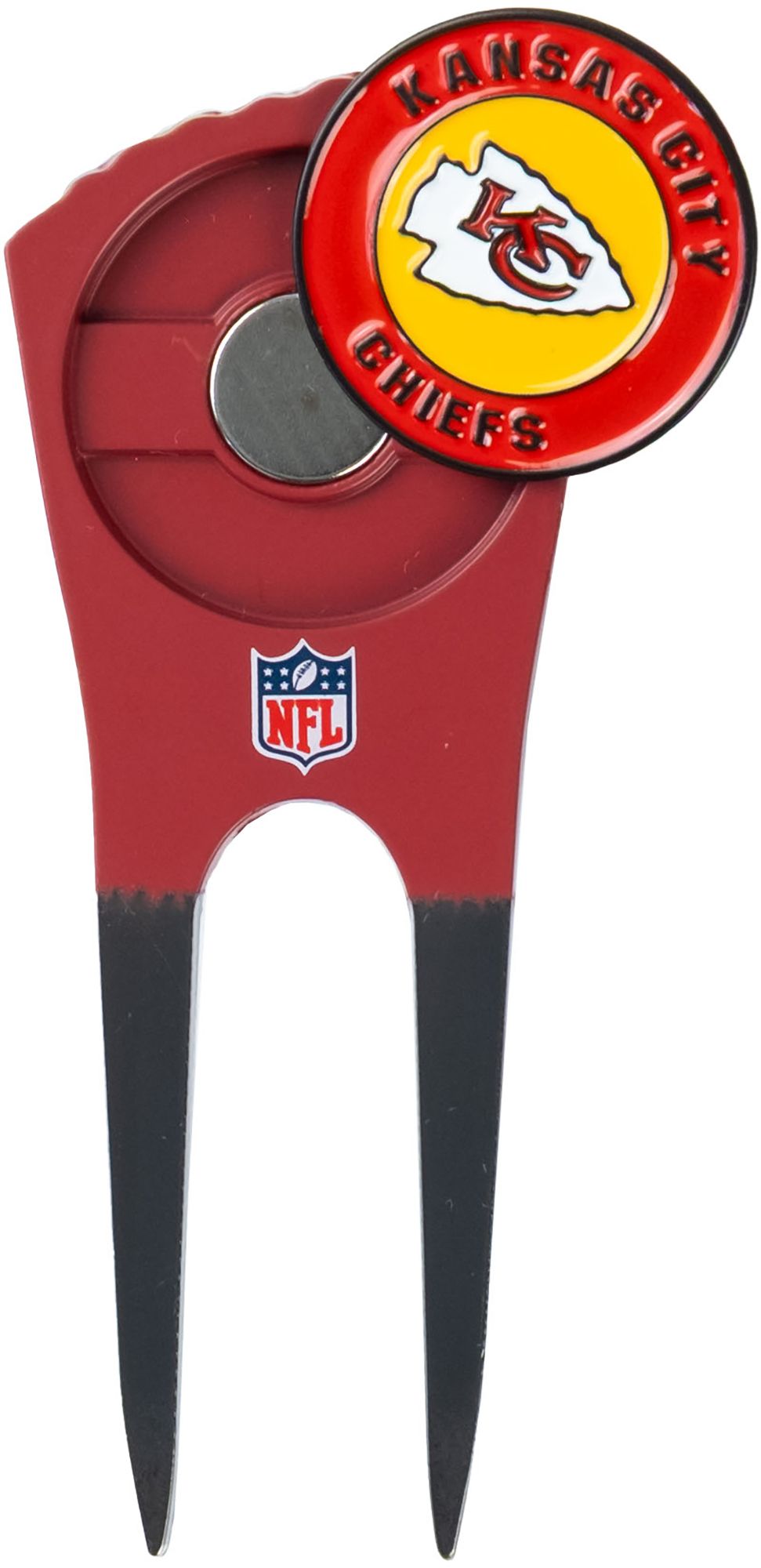 CMC Design Kansas City Chiefs Divot Tool with Custom Shaped Removable Marker product image