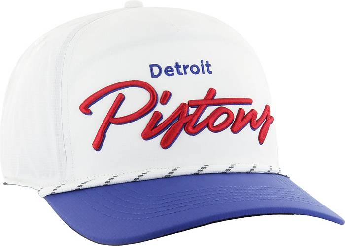 47 Adult Detroit Pistons White Chamberlin Adjustable Hitch