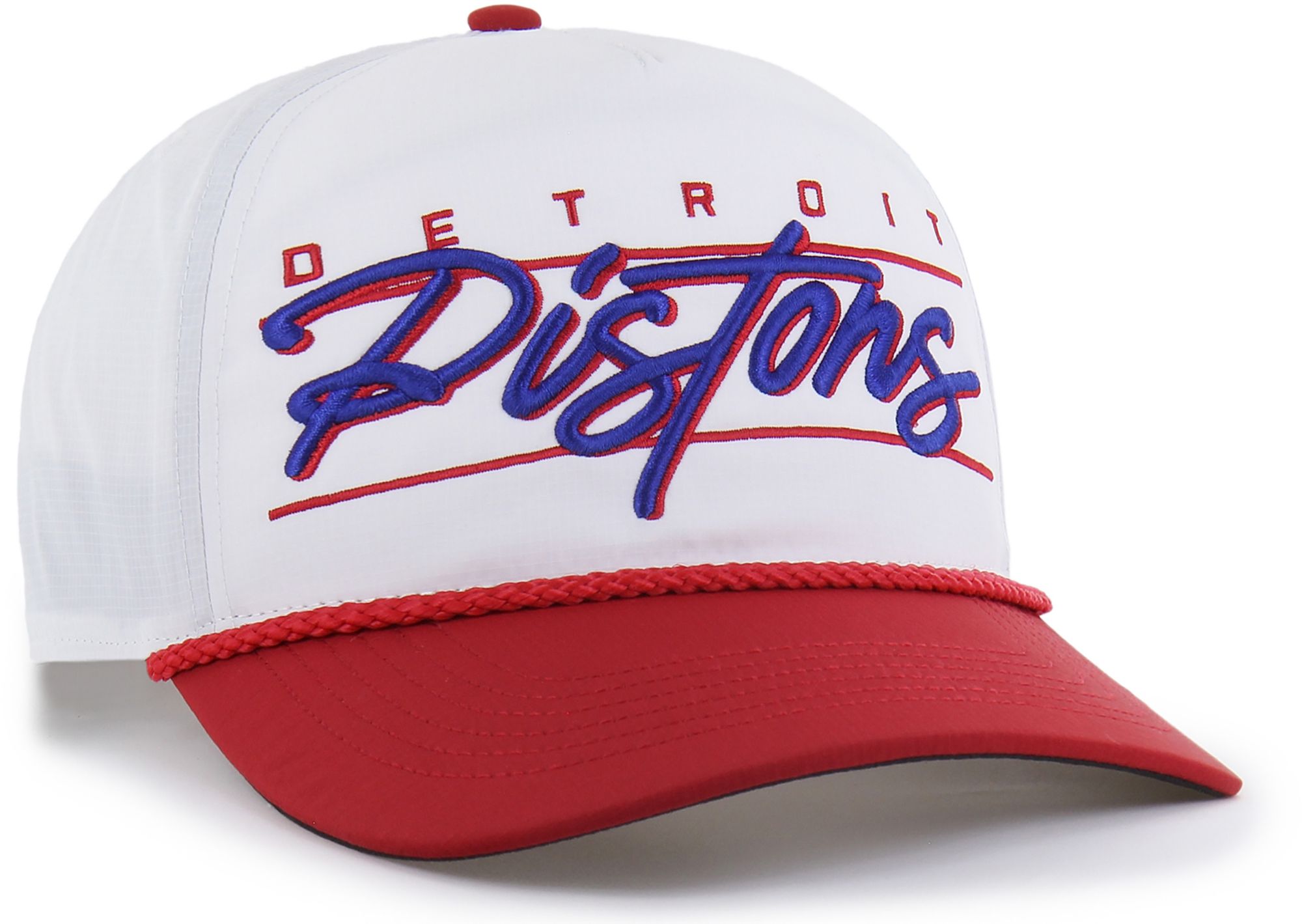 '47 Adult Detroit Pistons White Condor Brrr Hitch Adjustable Hat product image