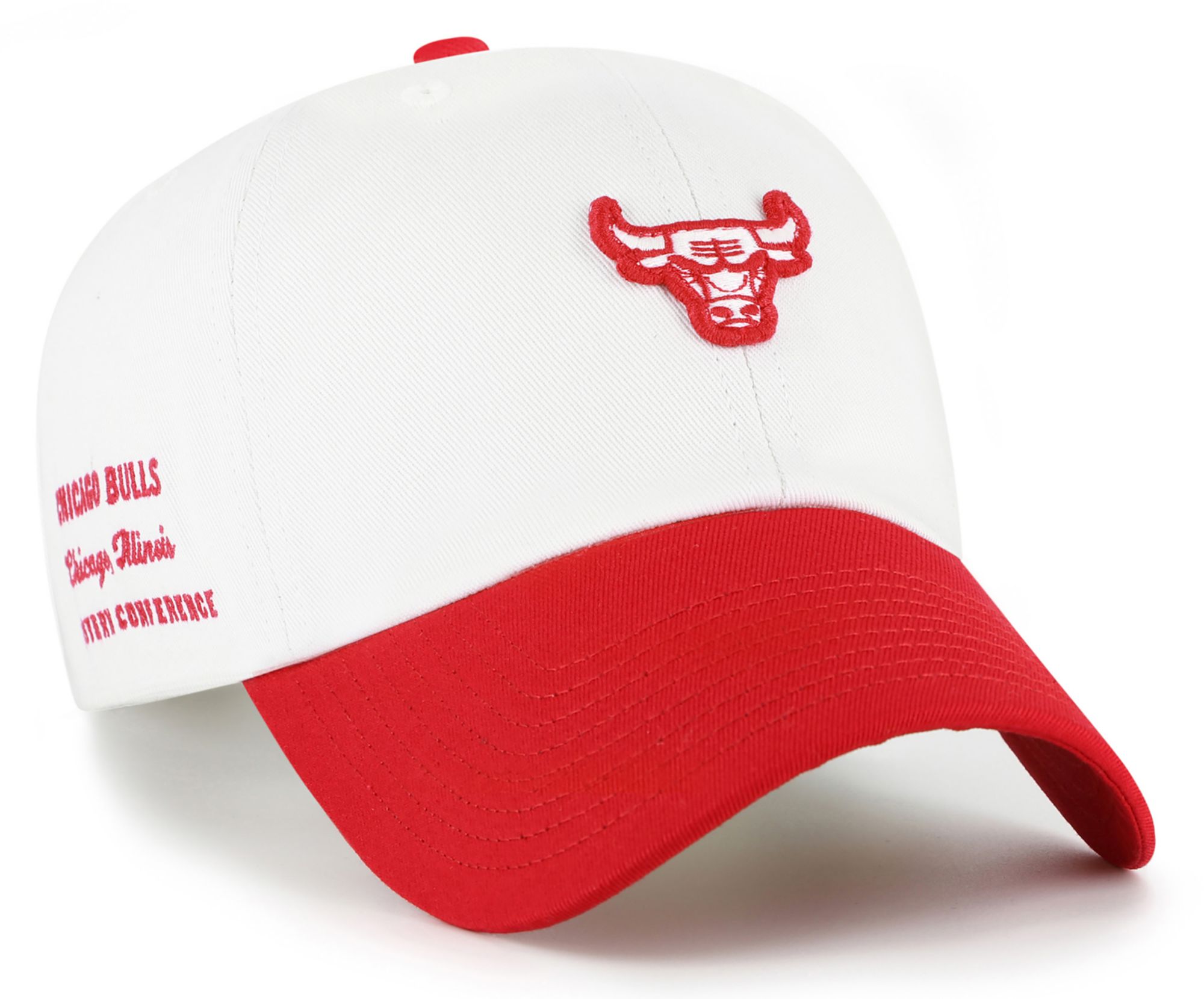 '47 Adult Chicago Bulls Off White Two Tone Contemporary Clean Up Adjustable Hat product image