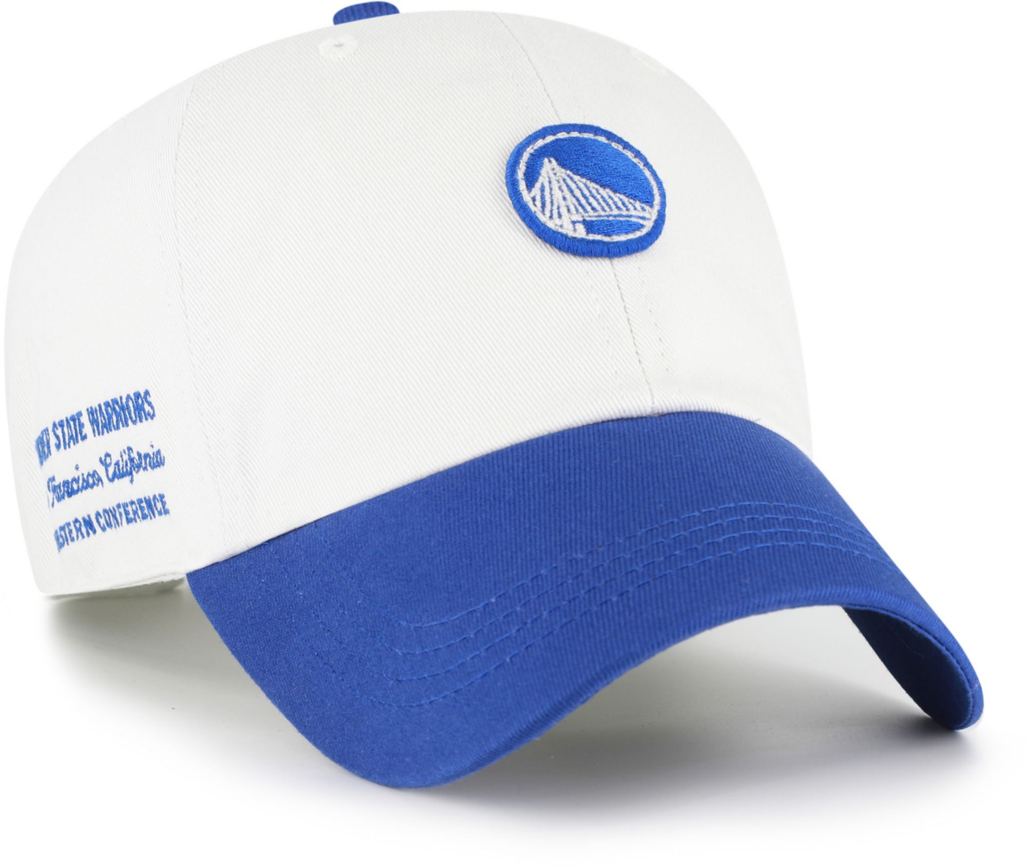 '47 Adult Golden State Warriors Off White Two Tone Contemporary Clean Up Adjustable Hat product image