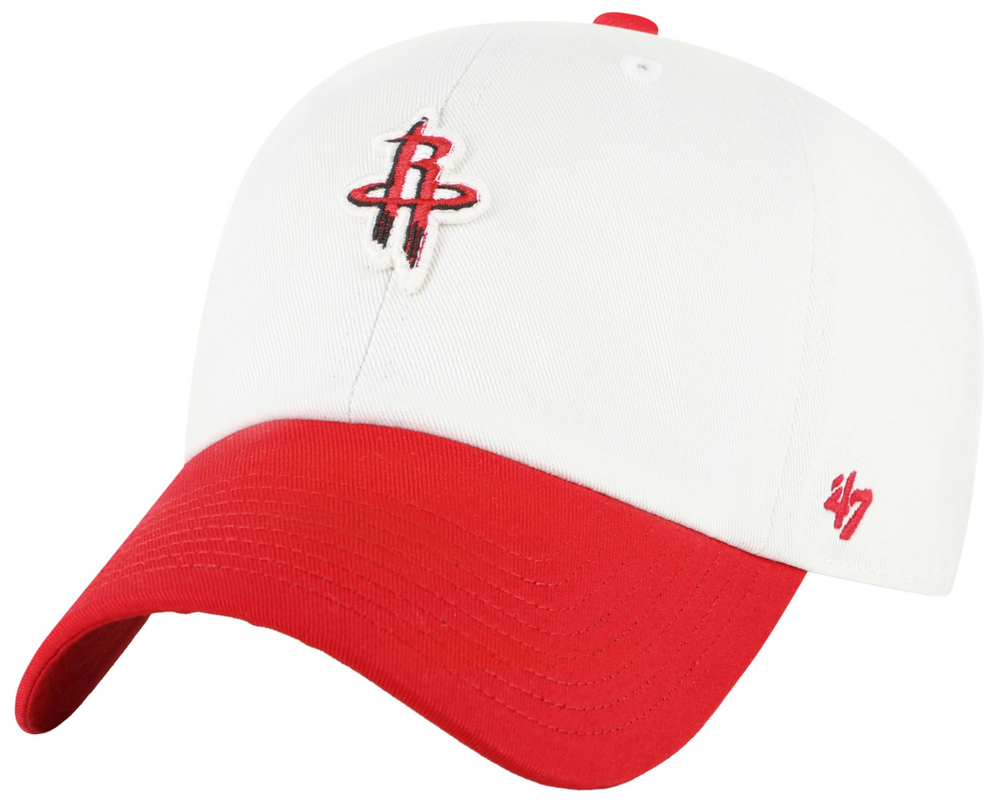 '47 Adult Houston Rockets Off White Two Tone Contemporary Clean Up Adjustable Hat product image