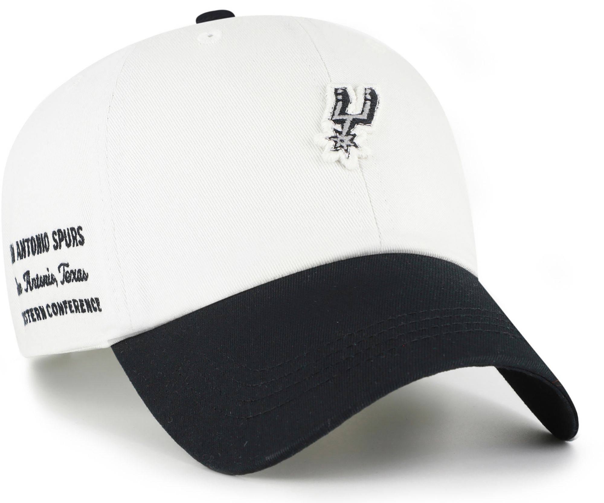 '47 Adult San Antonio Spurs Off White Two Tone Contemporary Clean Up Adjustable Hat product image