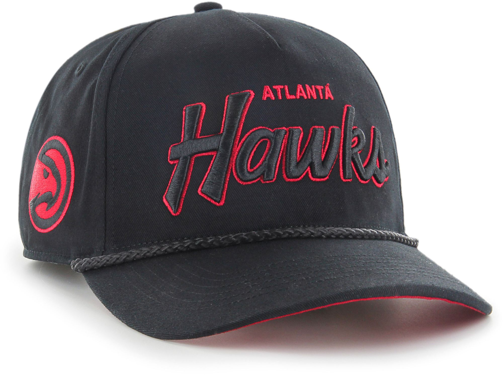 ‘47 Men's Atlanta Hawks Black Adjustable Hat product image