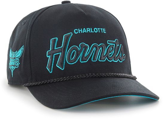 ‘47 Men's Charlotte Hornets Black Adjustable Hat product image