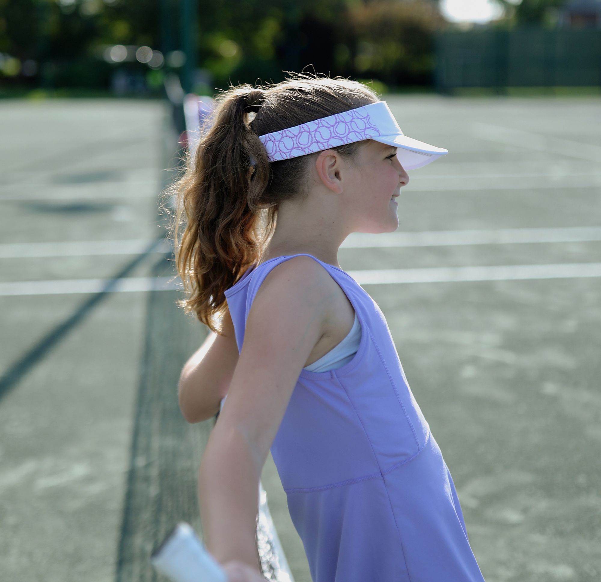 Ame and Lulu Girls' Kids Canvas Tennis Visor product image