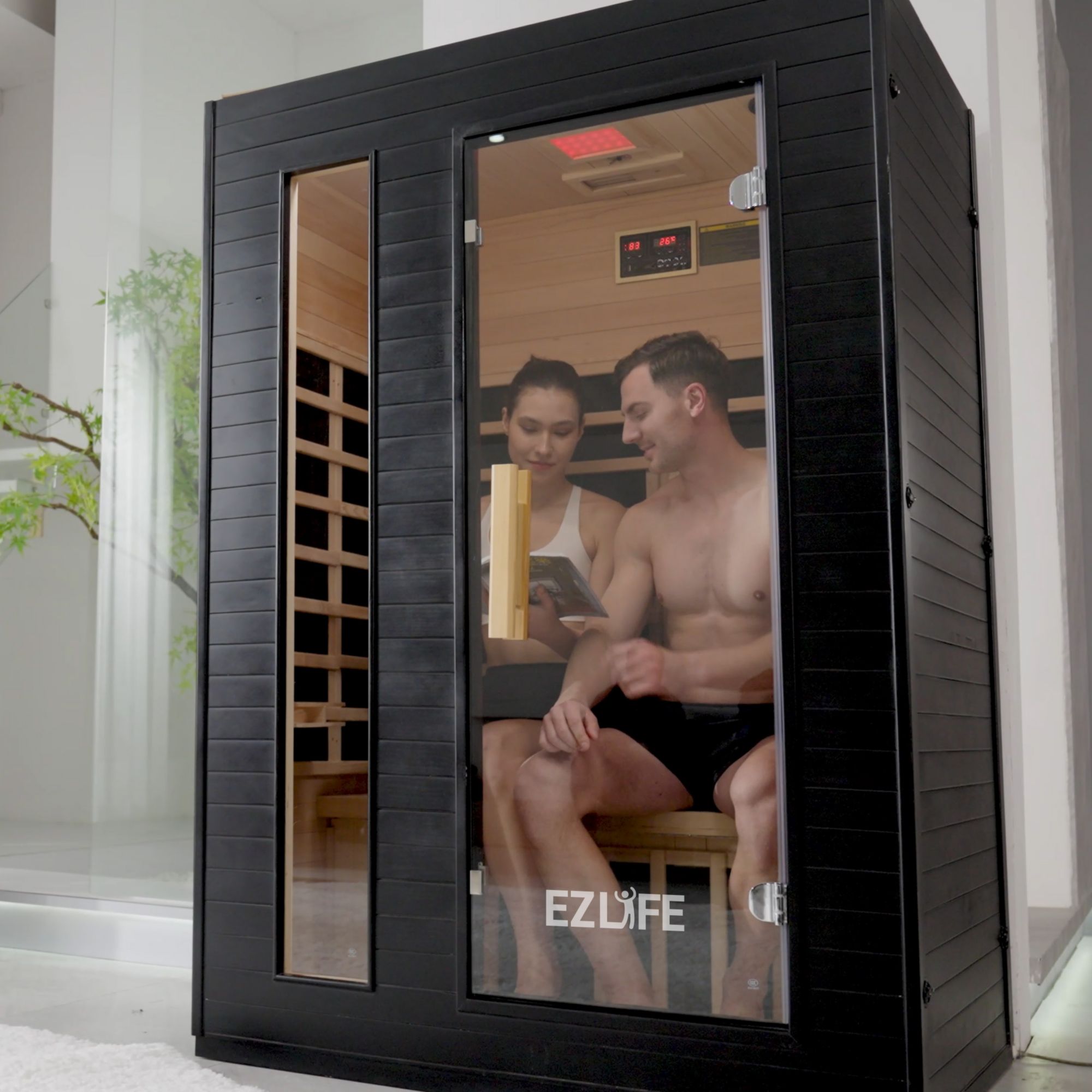 EZlife Full Size 2-Person Infrared Sauna product image