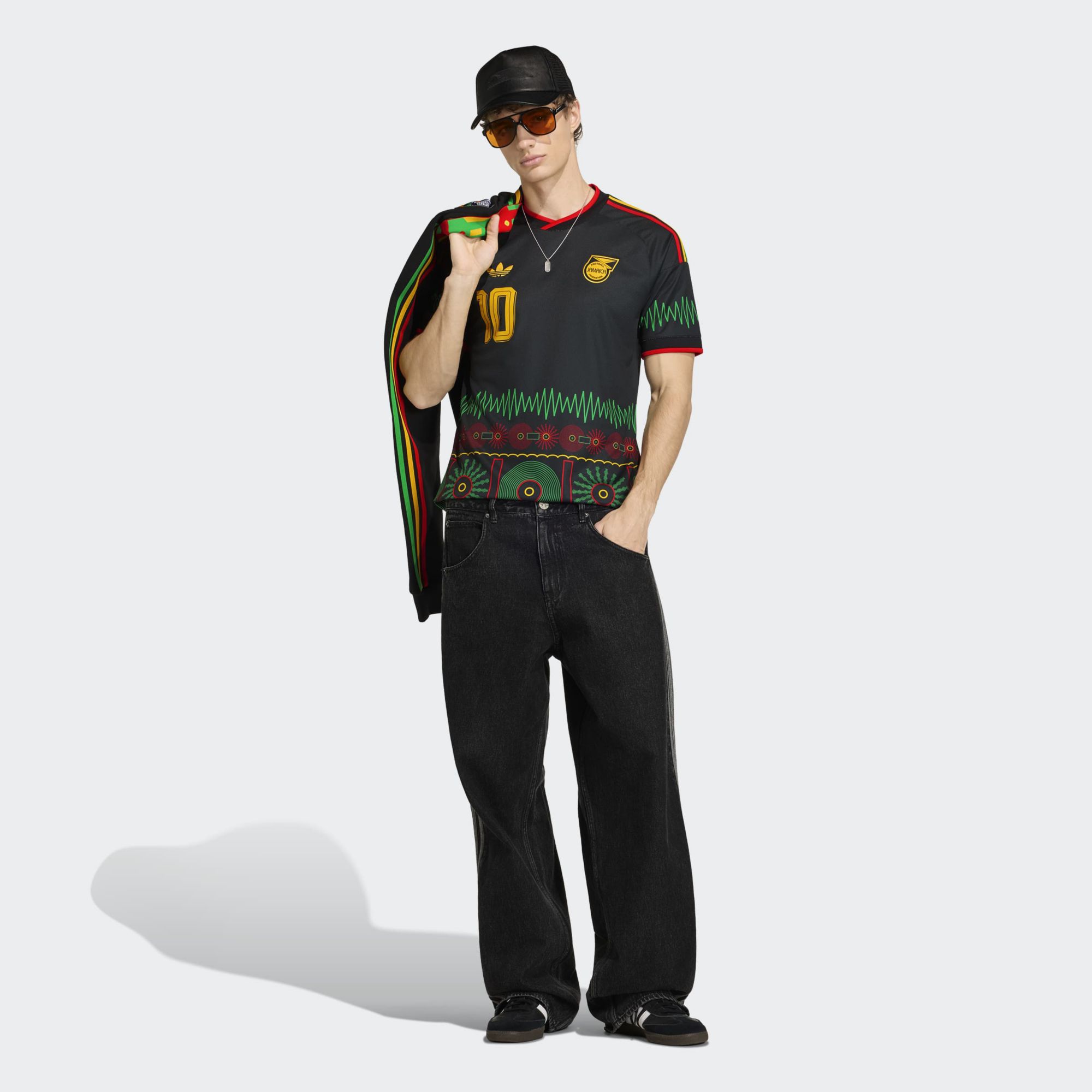 adidas Adult Jamaica Bob Marley #10 2026 Away Replica Jersey product image