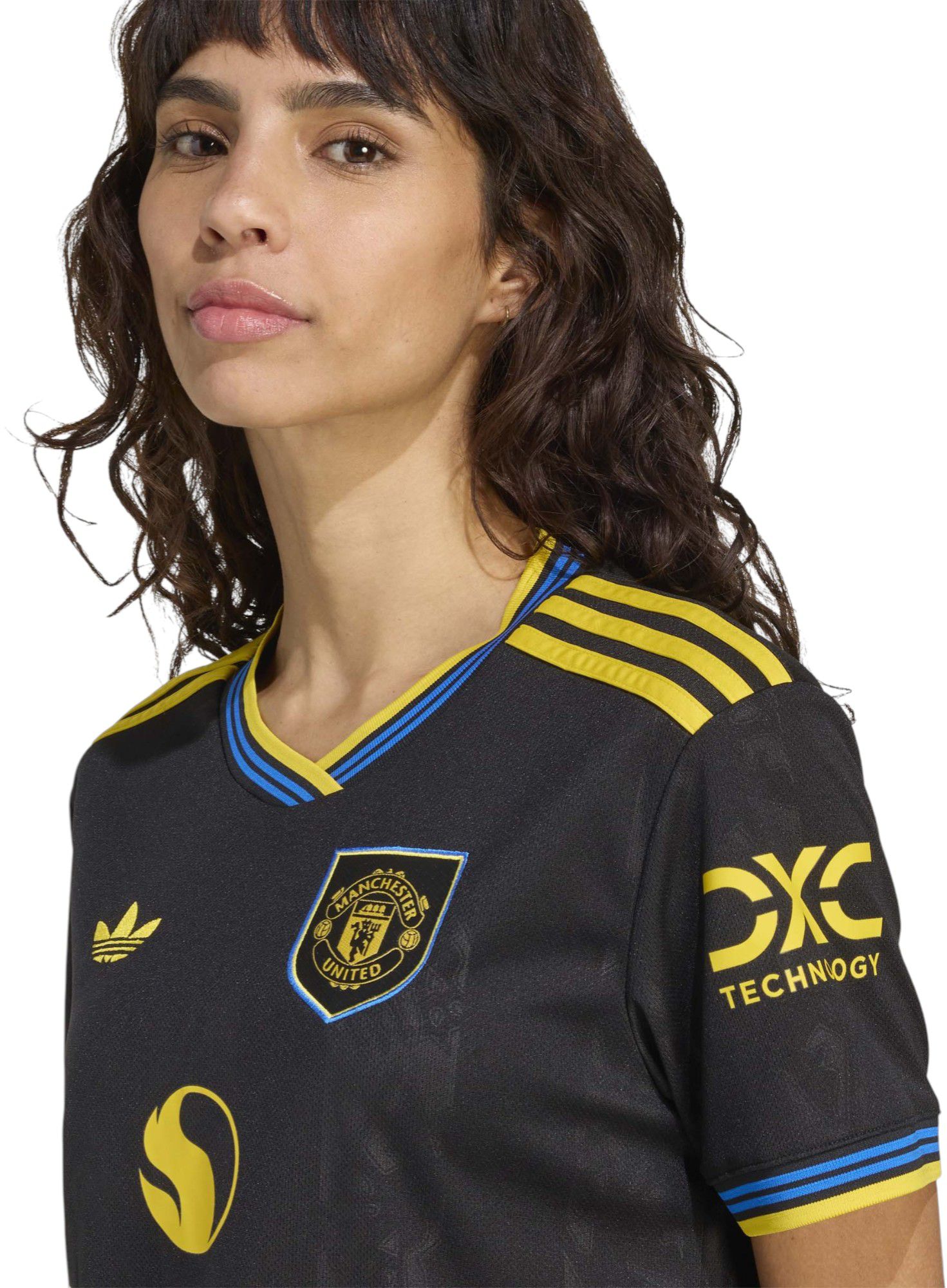 adidas Women's Manchester United 2025 Black Third Replica Jersey product image