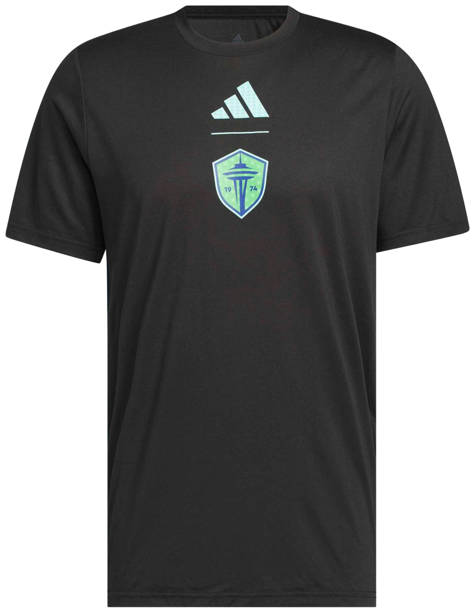 adidas Adult Seattle Sounders Black 2026 Team Logo Alternate T-Shirt product image