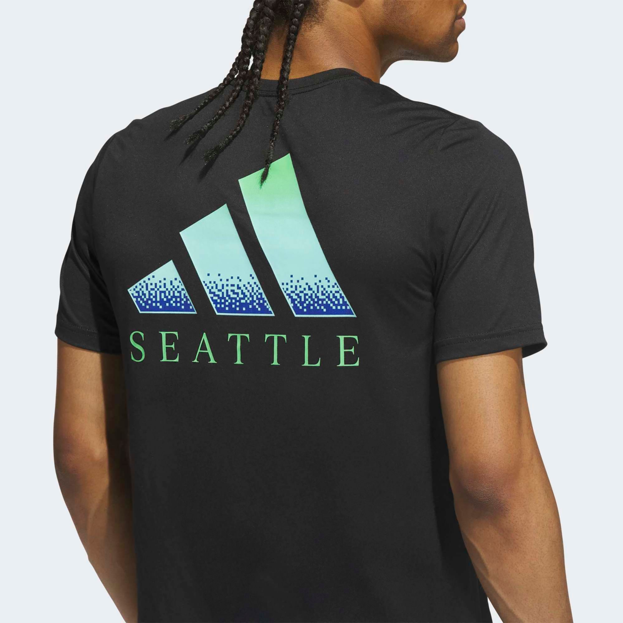 adidas Adult Seattle Sounders Black 2026 Team Logo Alternate T-Shirt product image