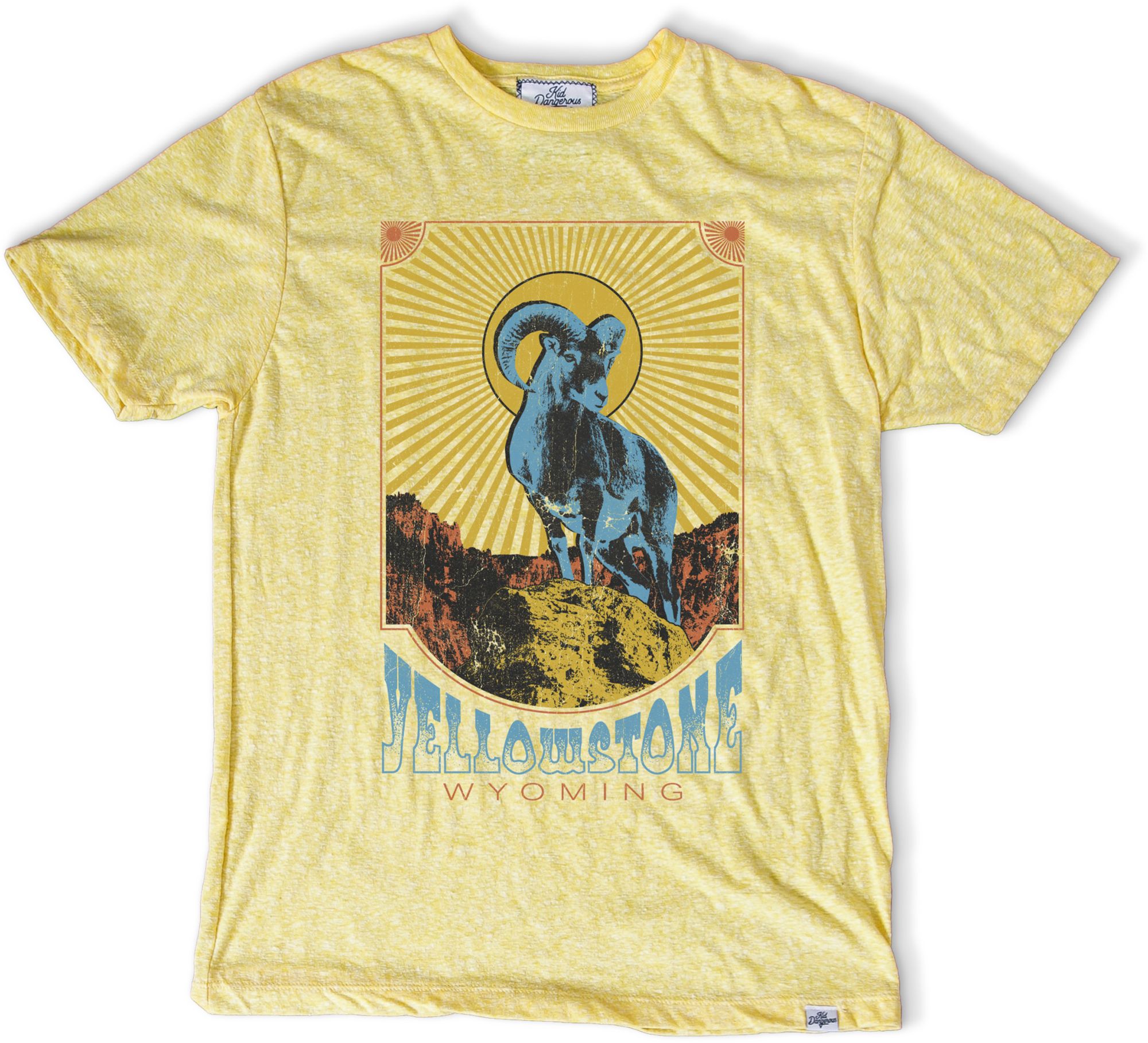 Kid Dangerous Men's Yellowstone Ram Short-Sleeve Tee product image