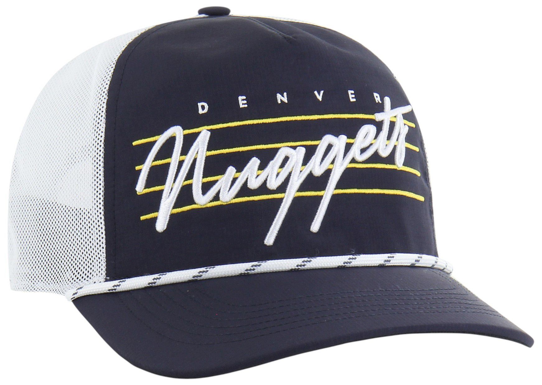 47 Adult Denver Nuggets Navy Brrr Downburst Hitch Adjustable Hat product image