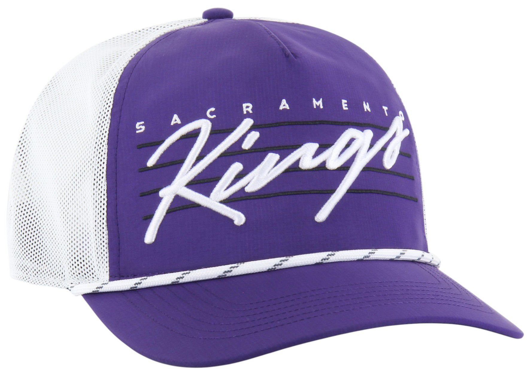 '47 Adult Sacramento Kings Purple Brrr Downburst Hitch Adjustable Hat product image