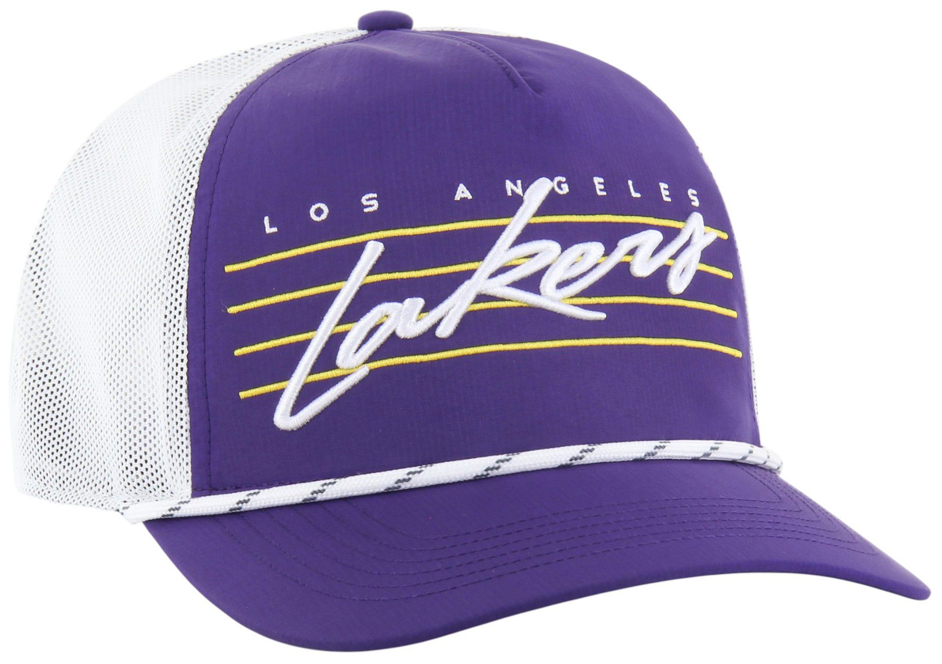 '47 Adult Los Angeles Lakers Purple Brrr Downburst Hitch Adjustable Hat product image