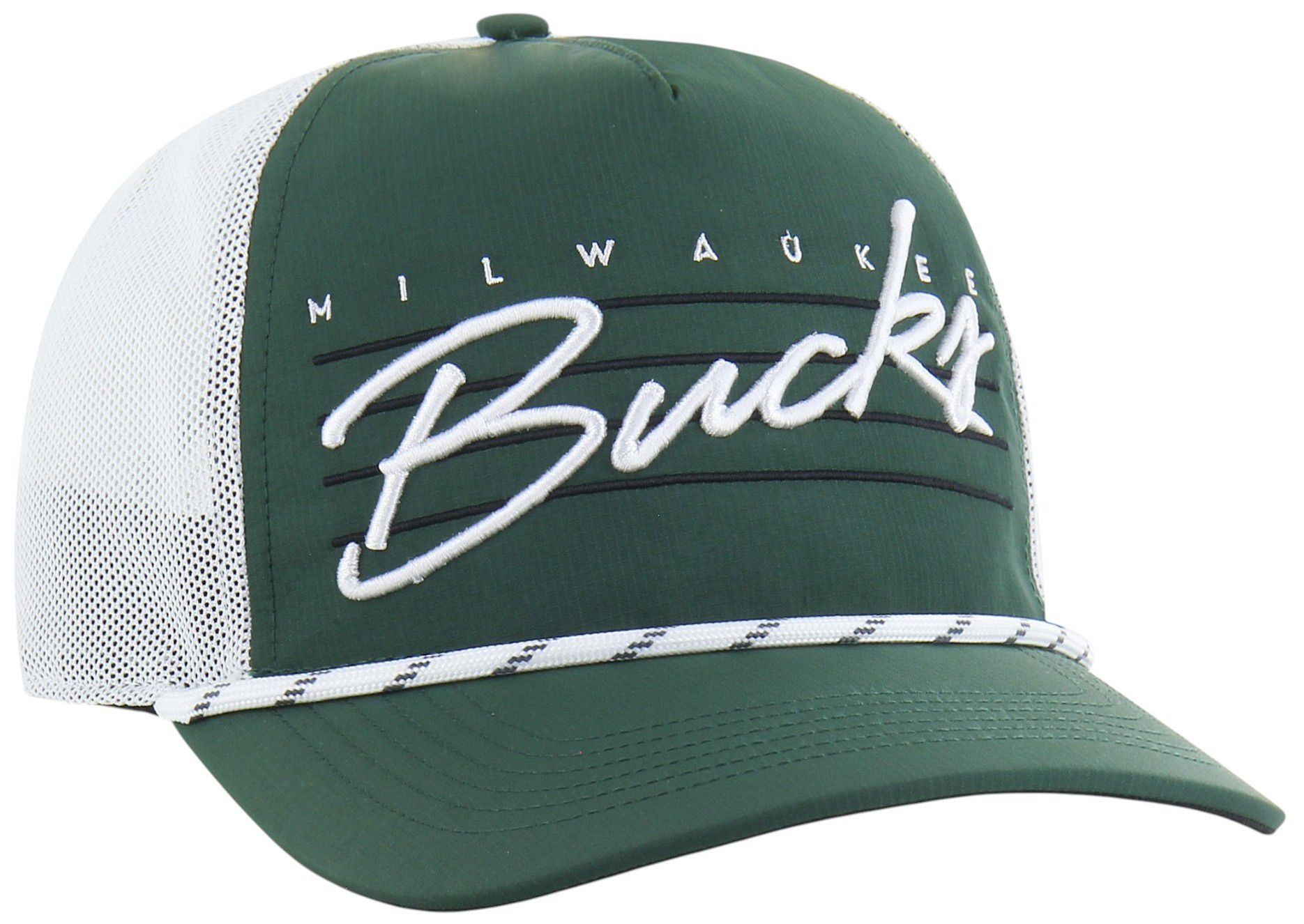 '47 Adult Milwaukee Bucks Green Brrr Downburst Hitch Adjustable Hat product image
