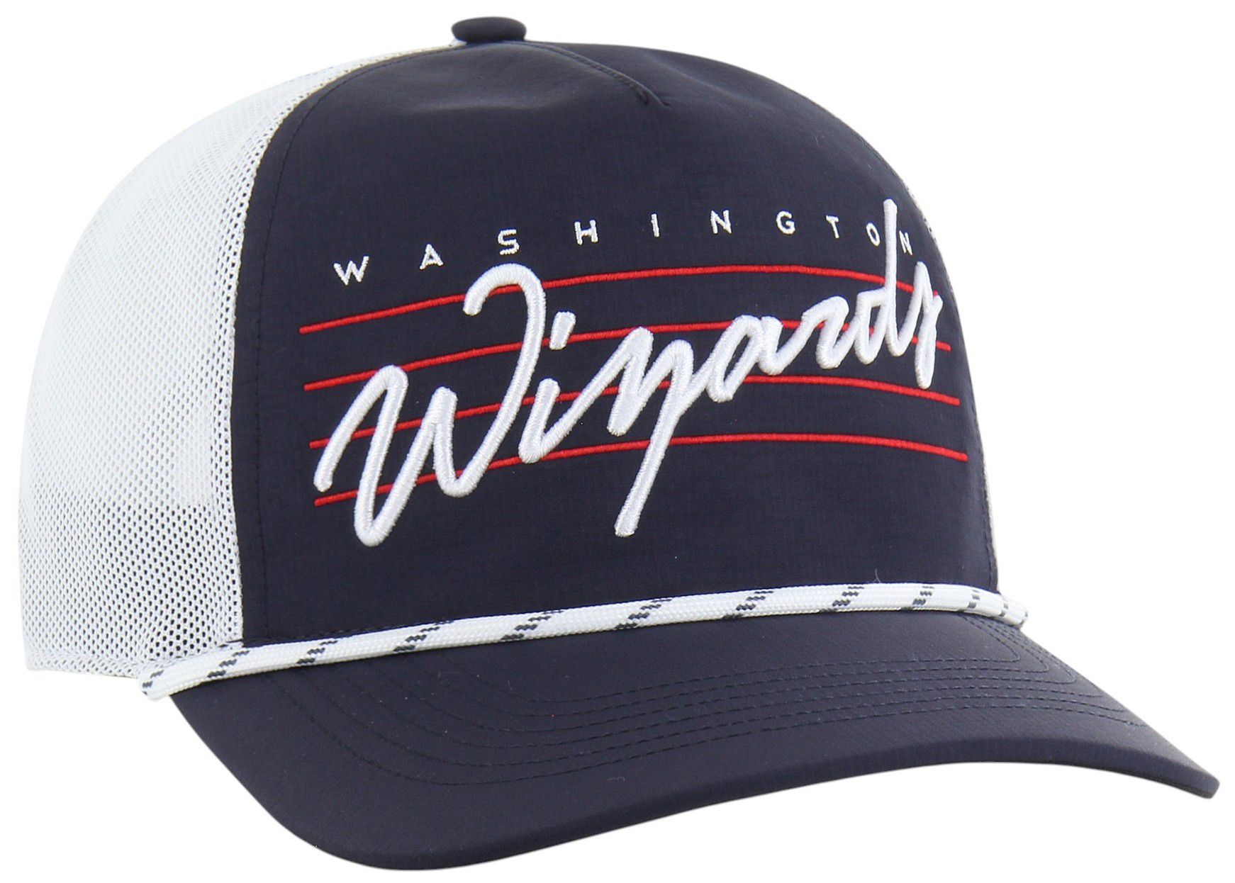 47 Adult Washington Wizards Navy Brrr Downburst Hitch Adjustable Hat product image
