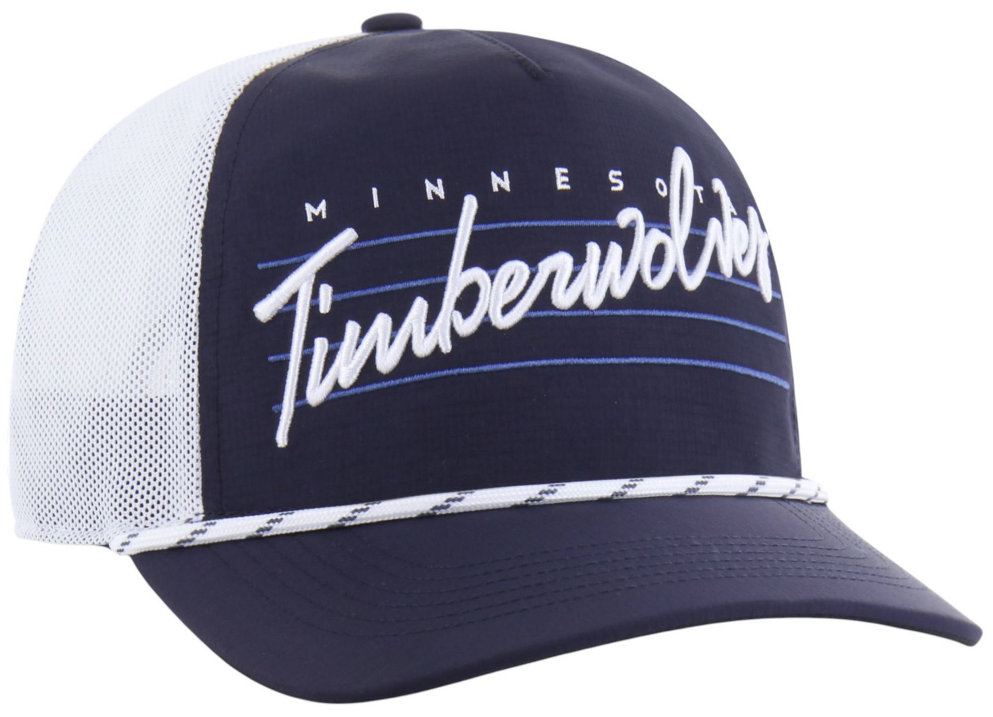 47 Adult Minnesota Timberwolves Navy Brrr Downburst Hitch Adjustable Hat product image