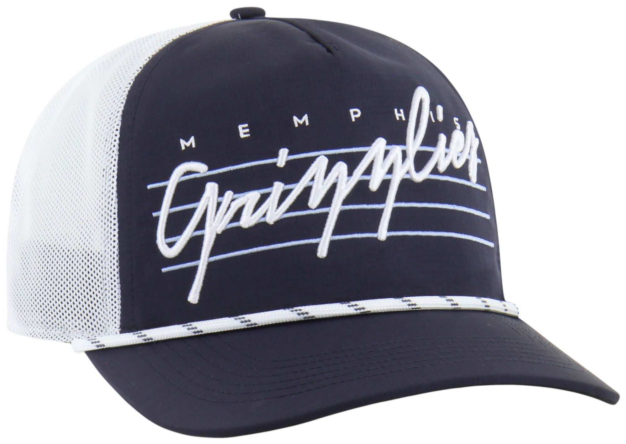 47 Adult Memphis Grizzlies Navy Brrr Downburst Hitch Adjustable Hat product image