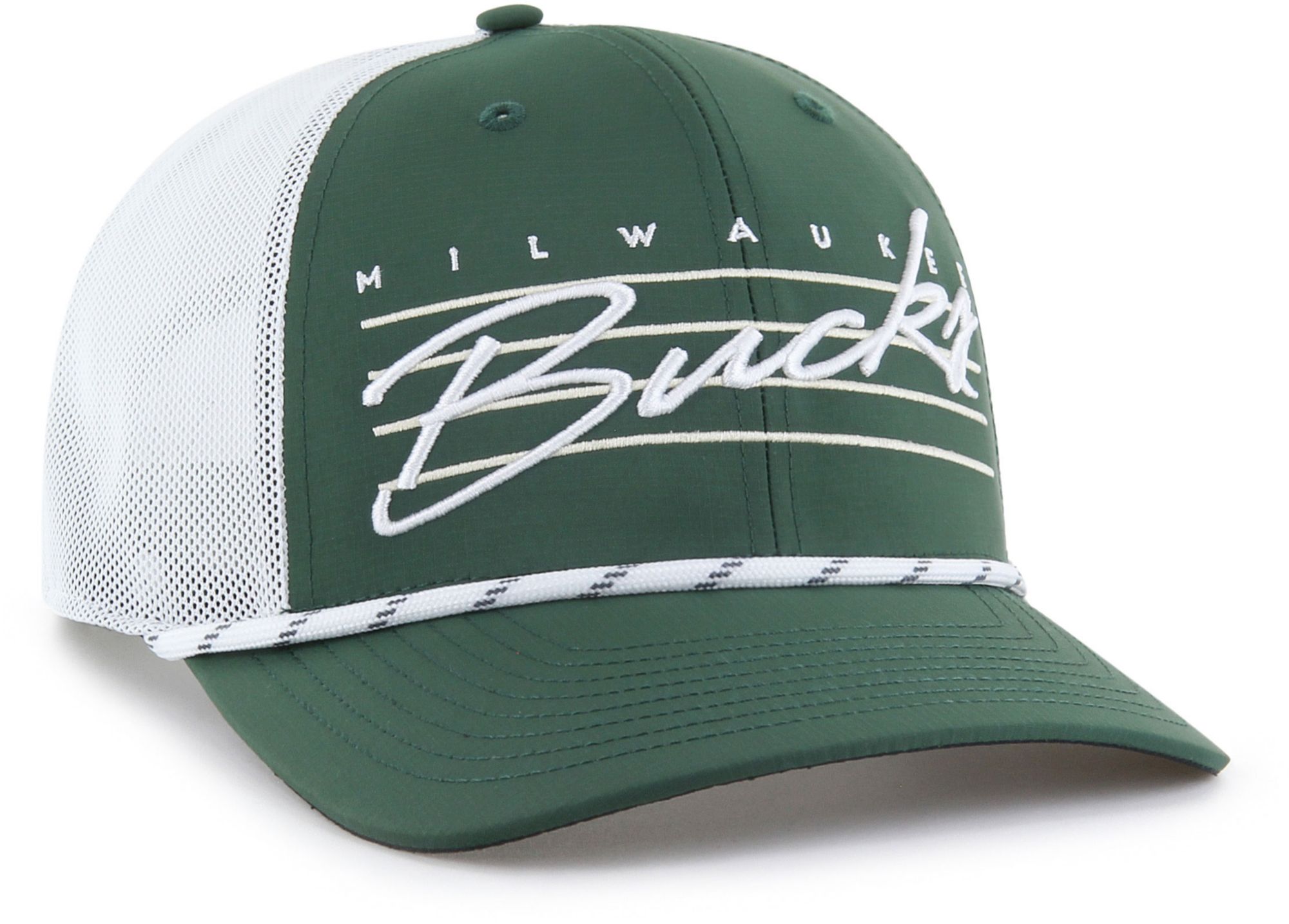 '47 Adult Milwaukee Bucks Downburst Trucker Adjustable Hat product image