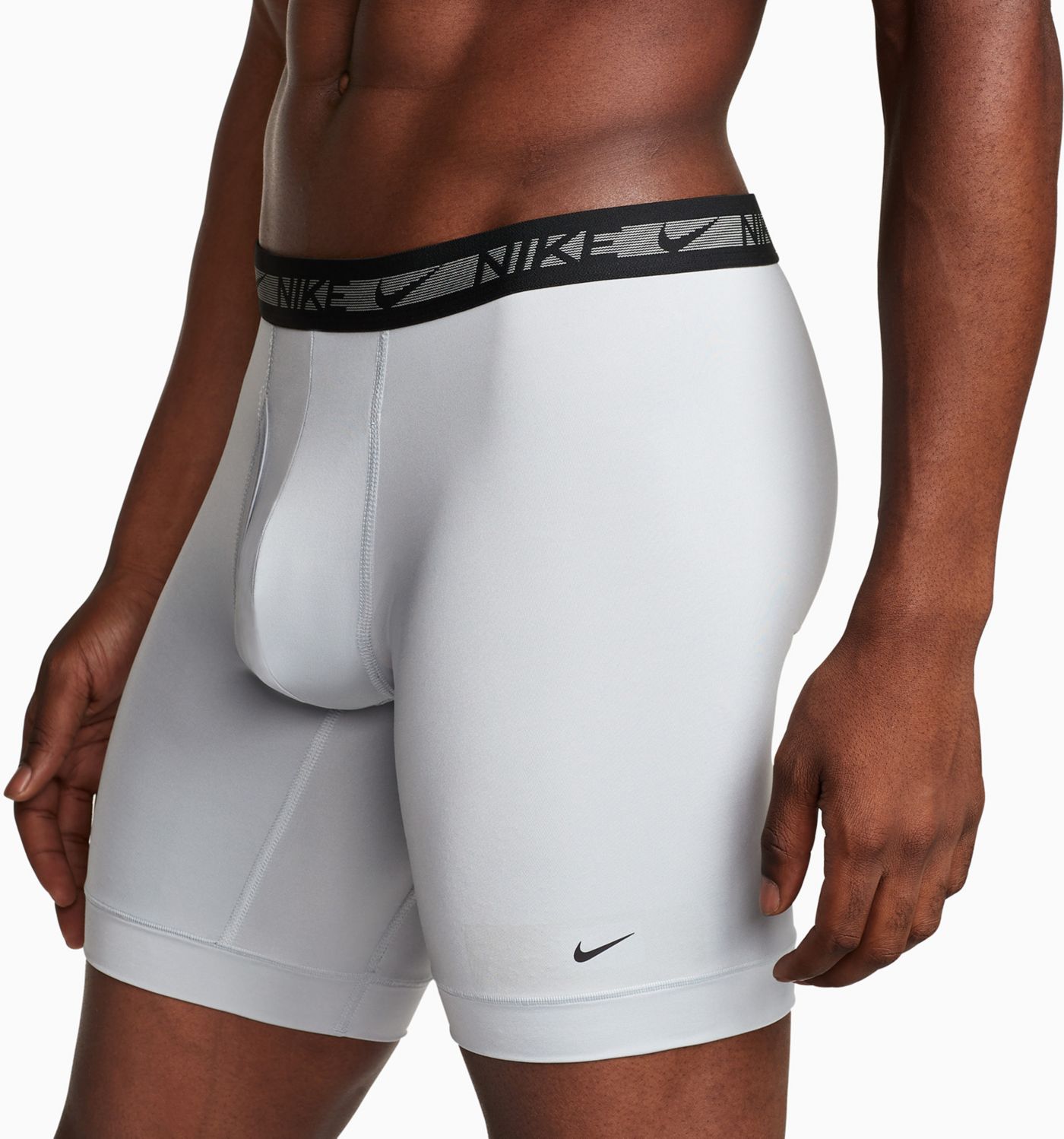 Nike Men s Dri FIT Ultra Stretch Micro Long Boxer Briefs 3 Pack