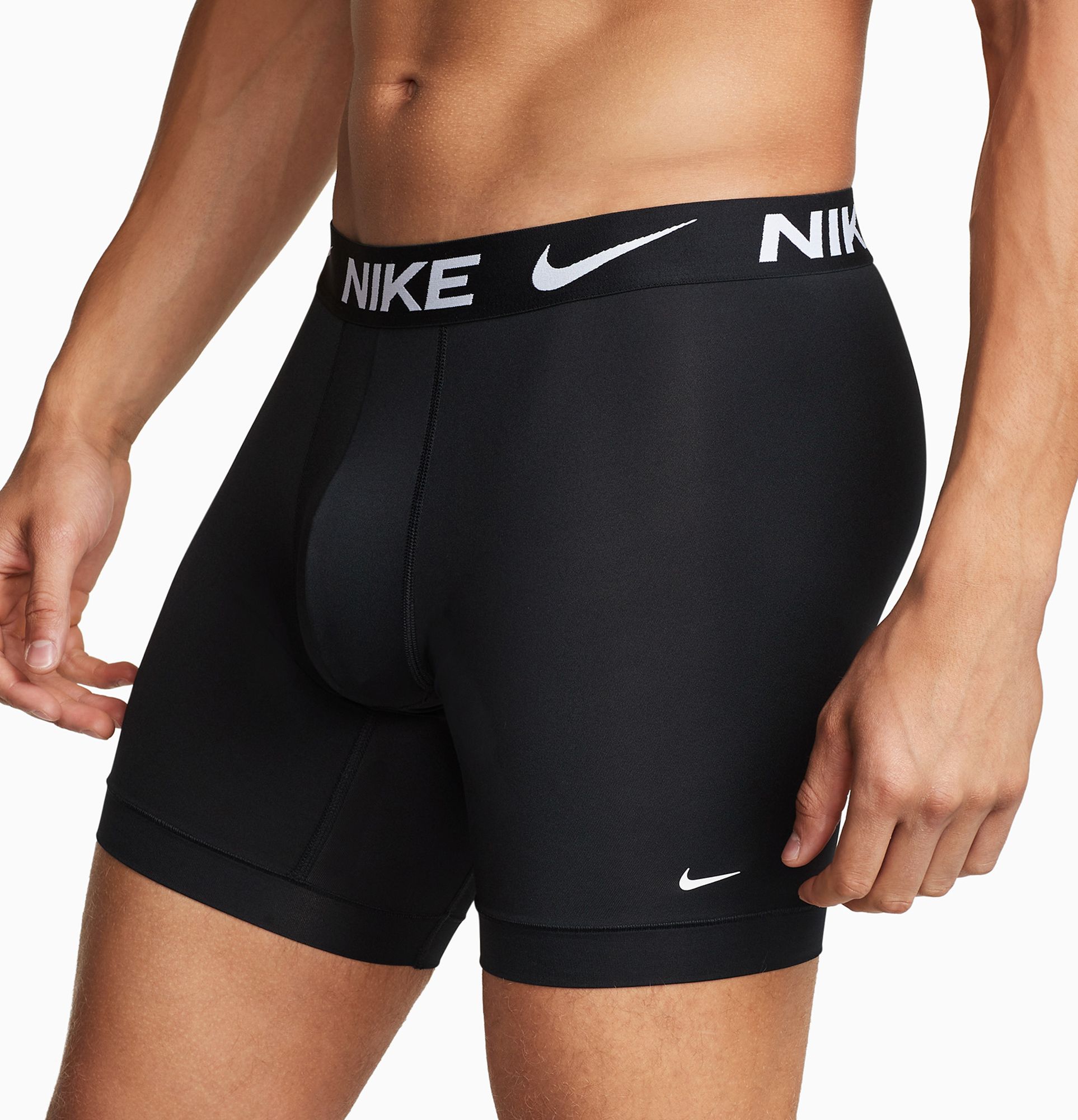 Dick's Sporting Goods Nike Men's Dri-FIT Essential Micro Long Boxer Briefs  – 3 Pack