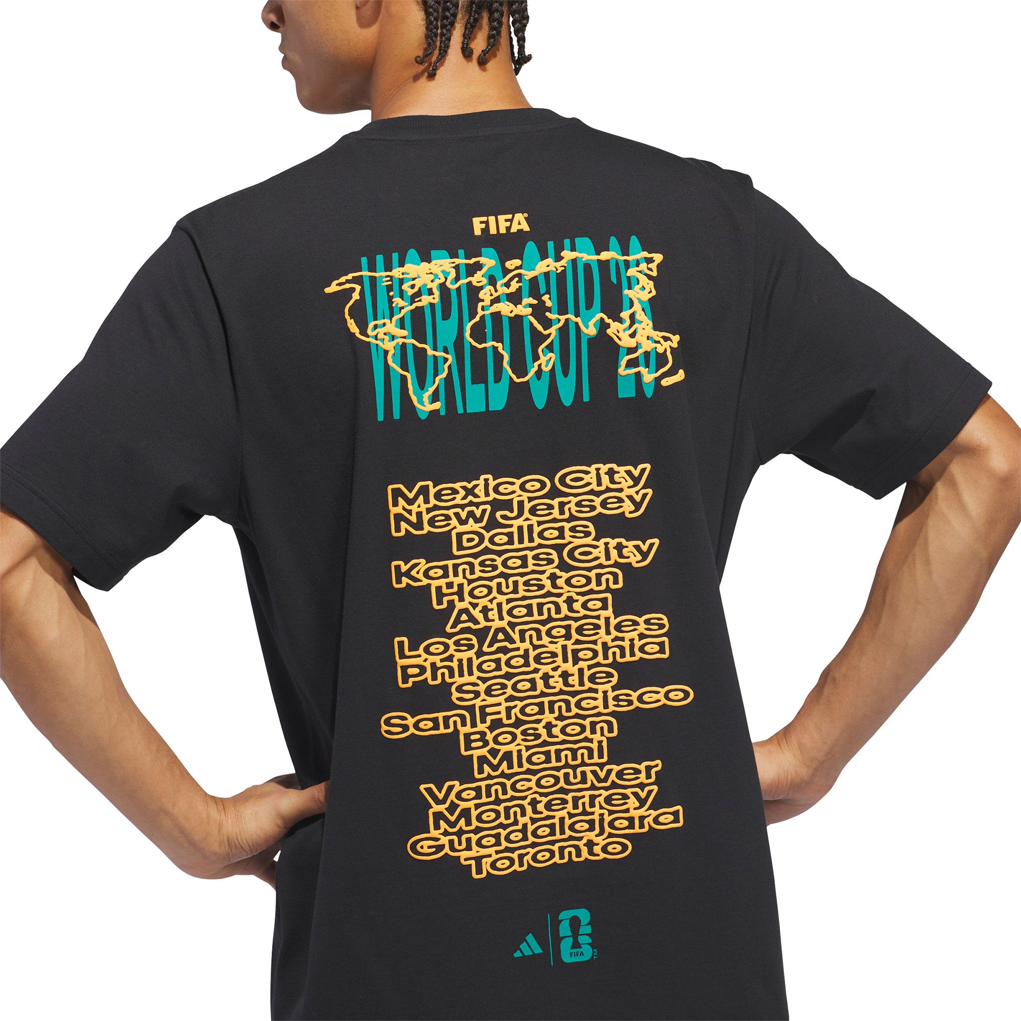 adidas Adult FIFA World Cup 2026 Black 2026 T-Shirt product image