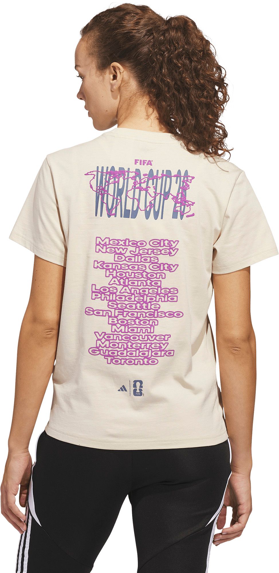 adidas Women's FIFA World Cup 2026 Off-White T-Shirt product image