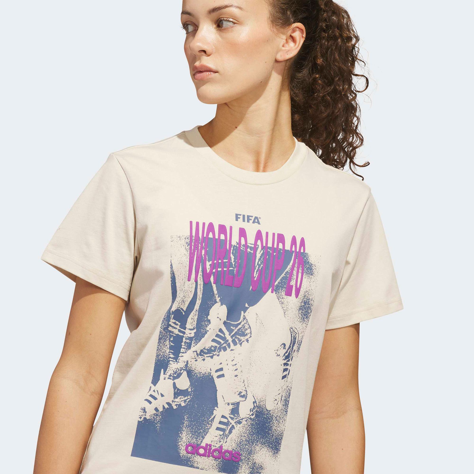 adidas Women's FIFA World Cup 2026 Off-White T-Shirt product image