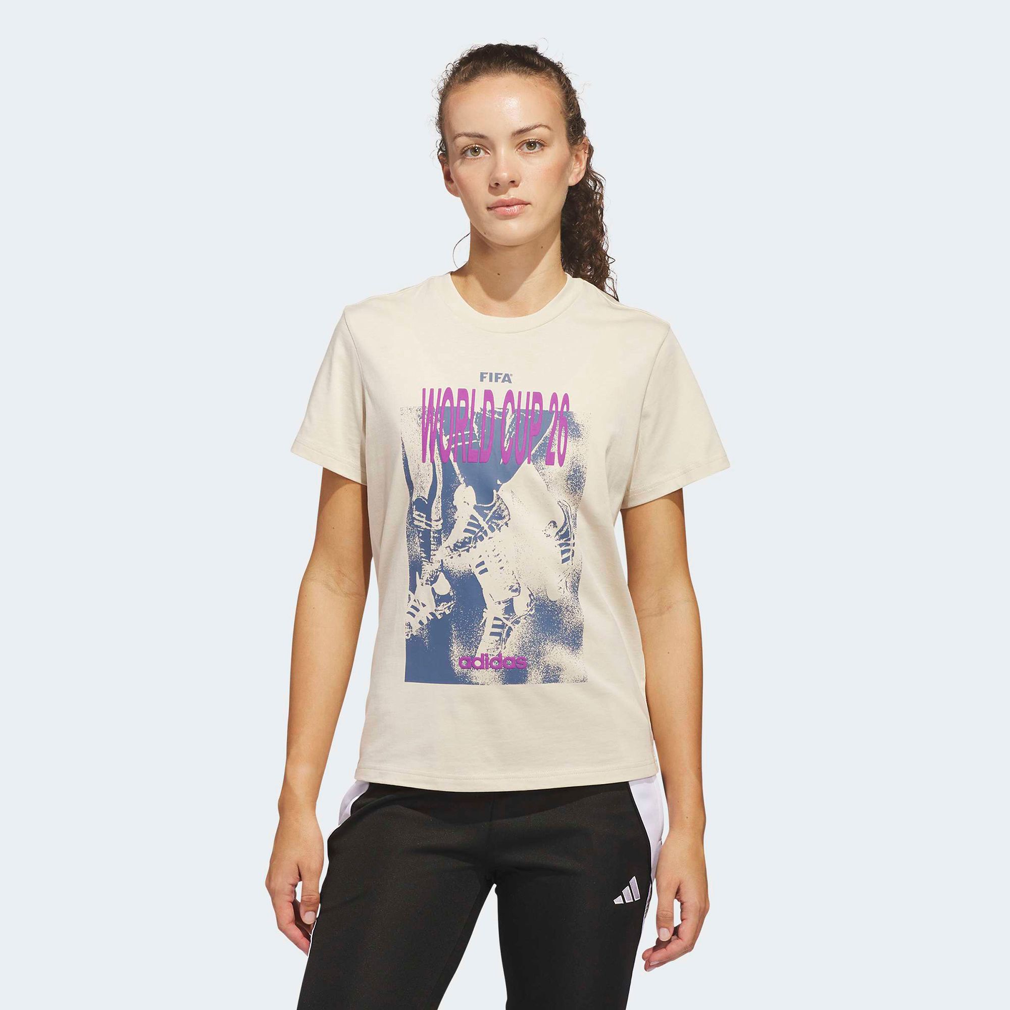 adidas Women's FIFA World Cup 2026 Off-White T-Shirt product image