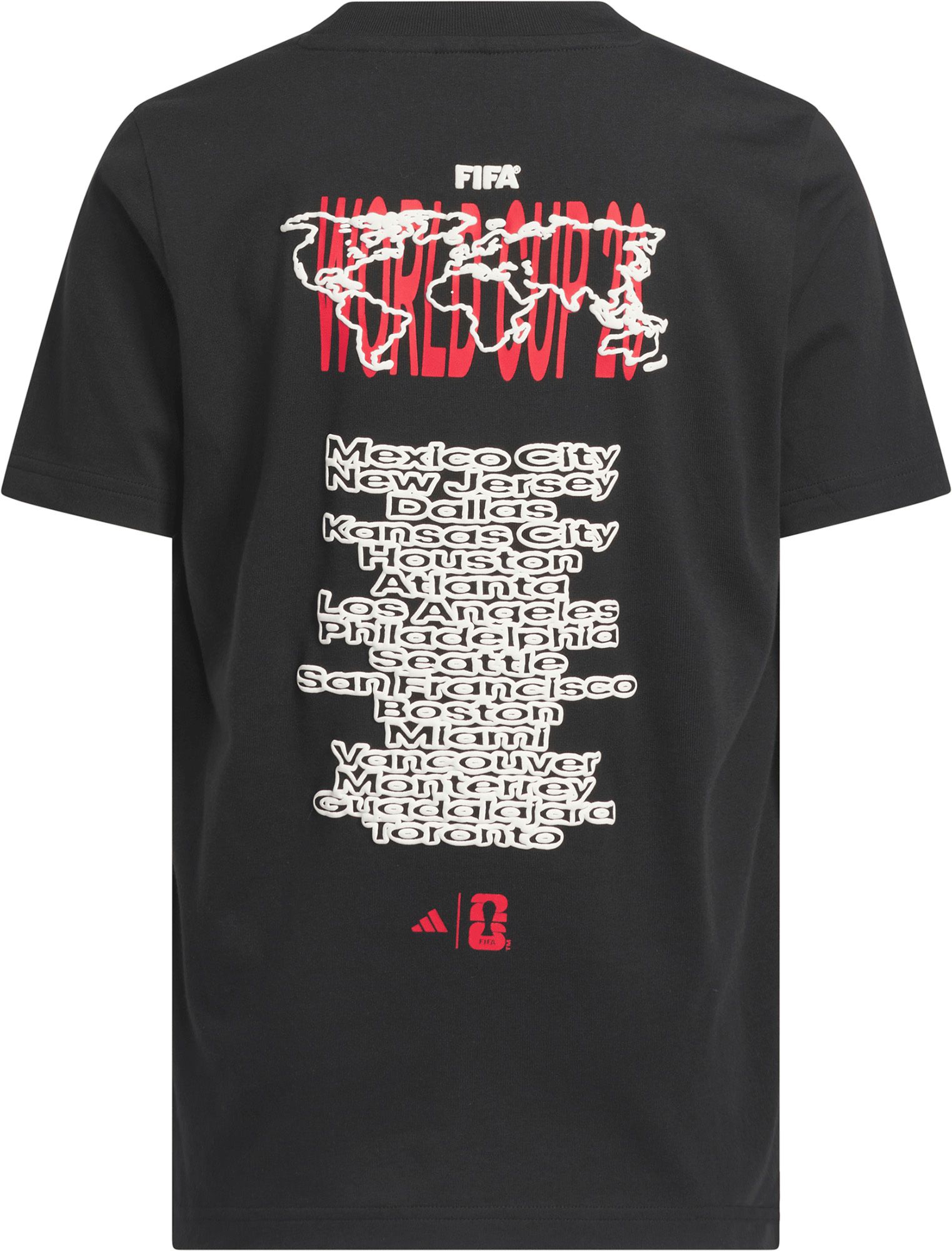 adidas Youth FIFA World Cup 2026 Black T-Shirt product image