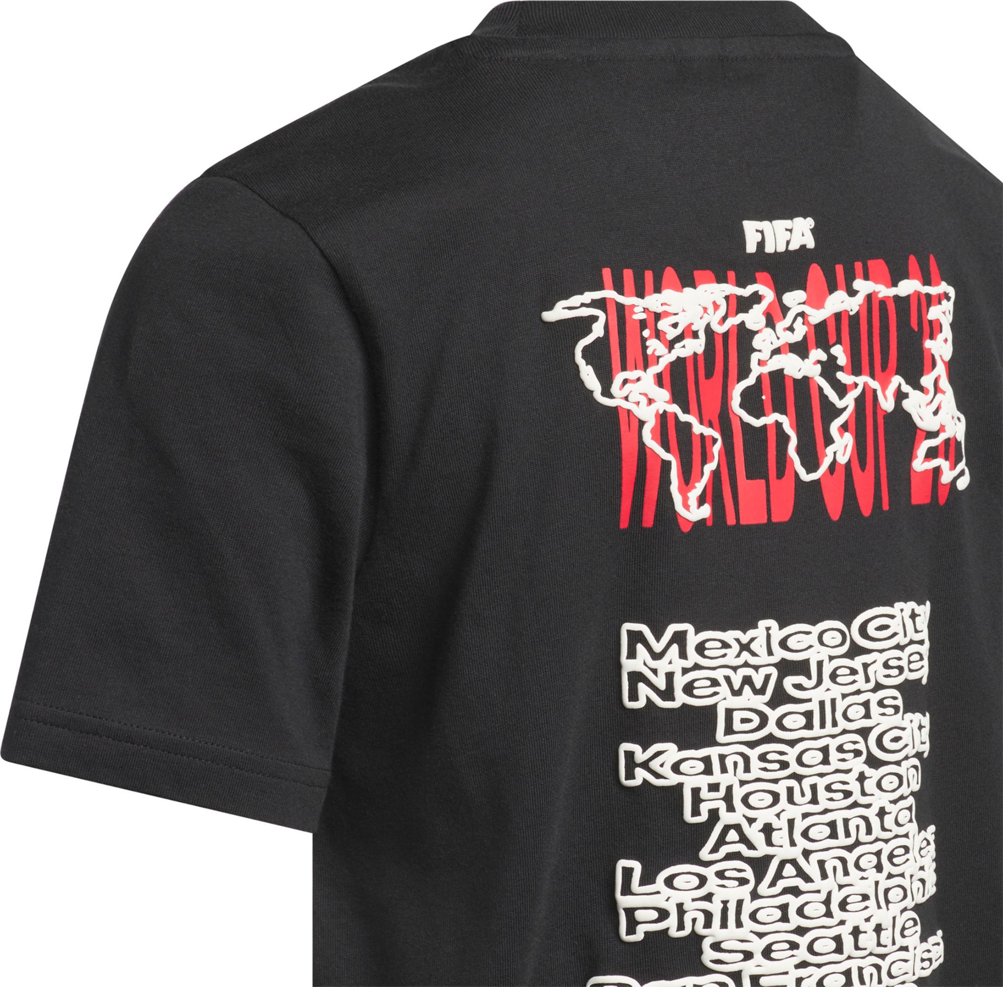 adidas Youth FIFA World Cup 2026 Black T-Shirt product image