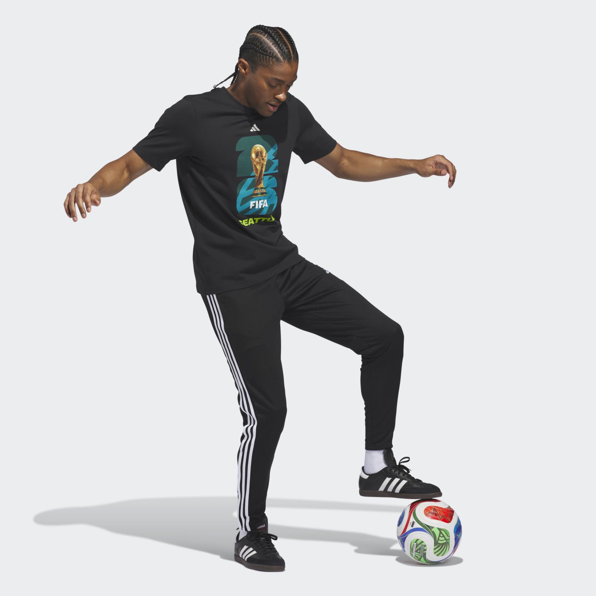 adidas Youth 2026 World Cup Host City Seattle T-Shirt product image