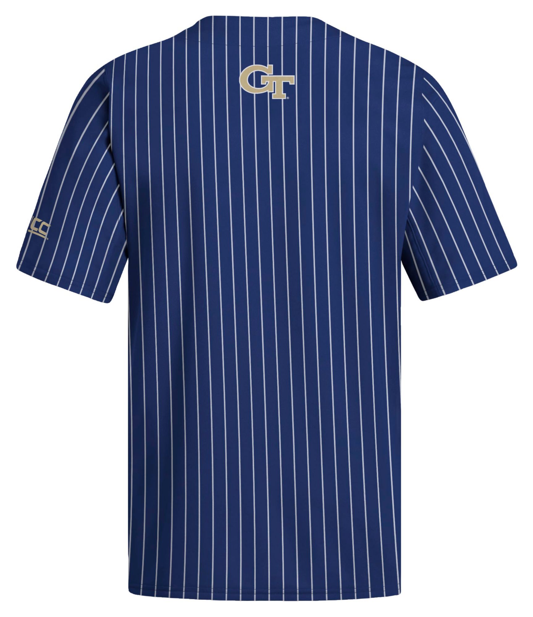 adidas Men's Georgia Tech Yellow Jackets Navy Pinstripe Replica Baseball Jersey product image