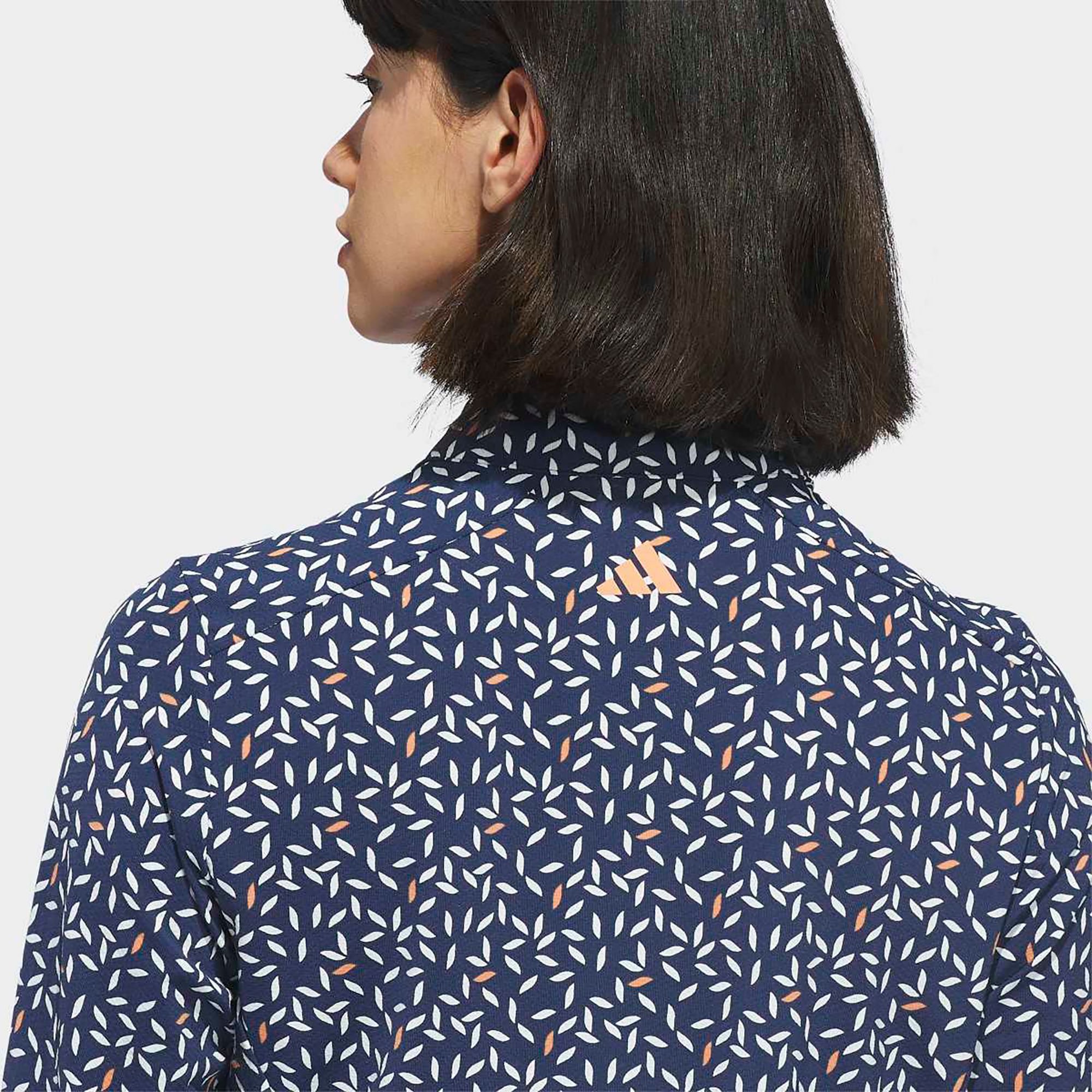 adidas Women's Ultimate365 Printed Mock Neck Golf 1/4 Zip product image