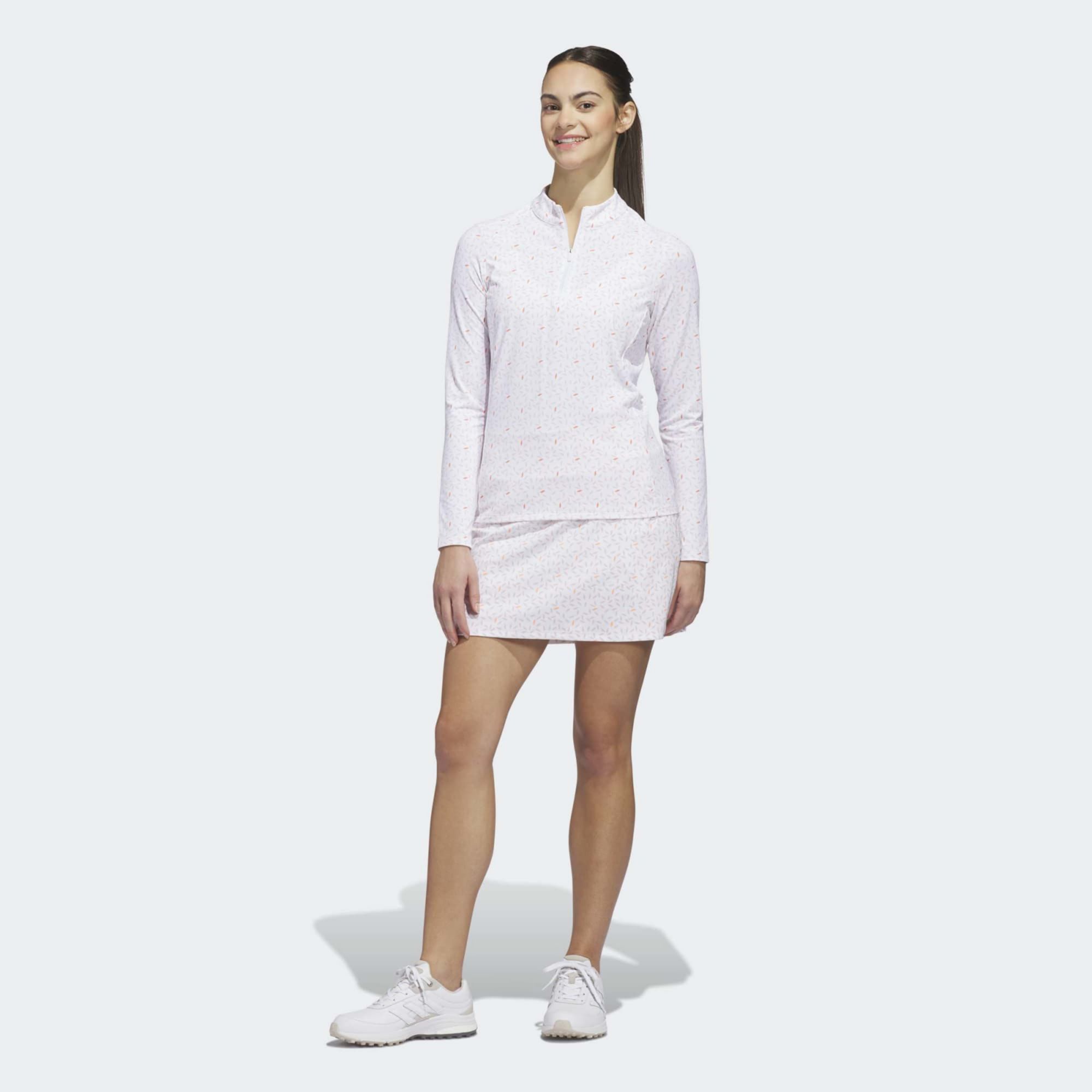 adidas Women's Ultimate365 Printed Mock Neck Golf 1/4 Zip product image